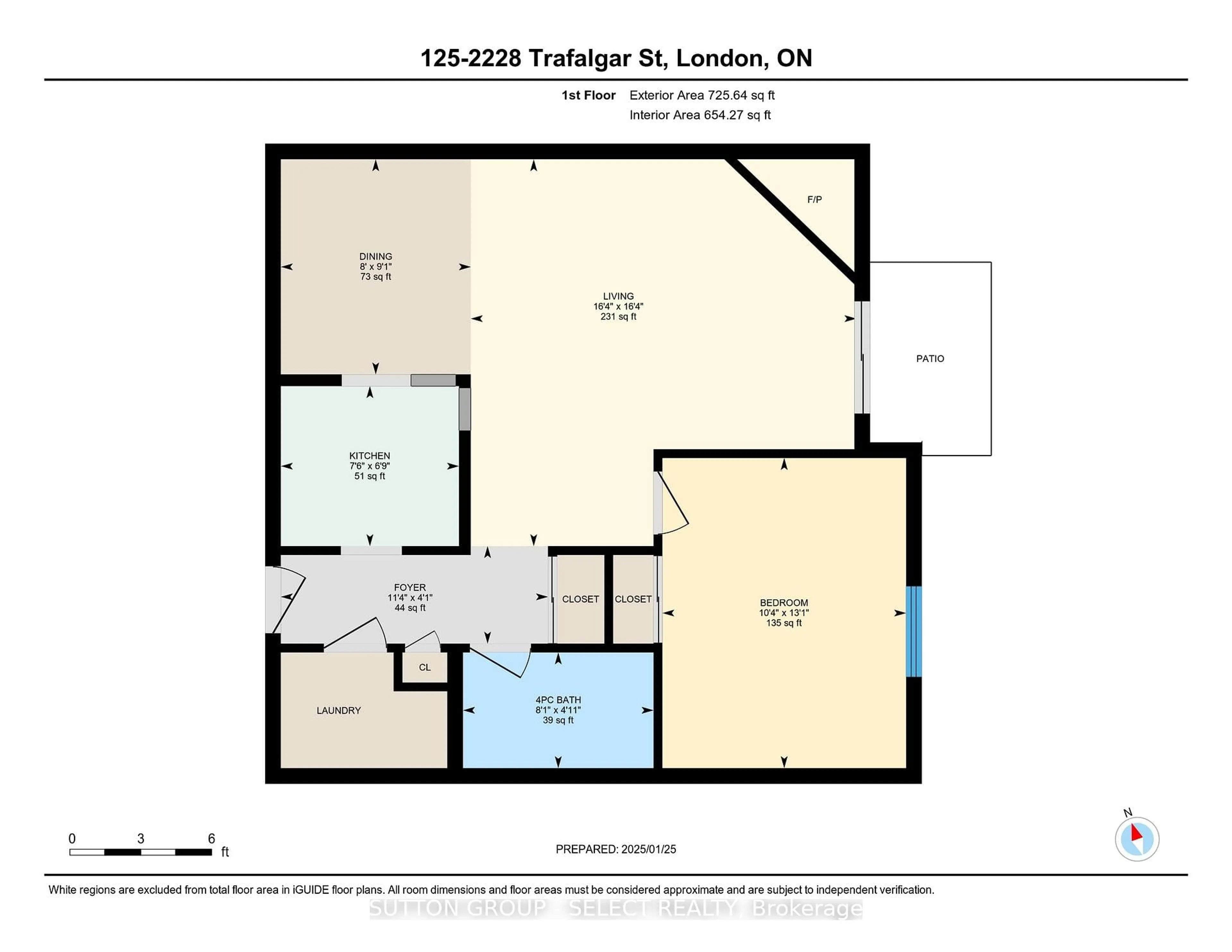 Floor plan for 2228 Trafalgar St #202, London East Ontario N5V 4J8