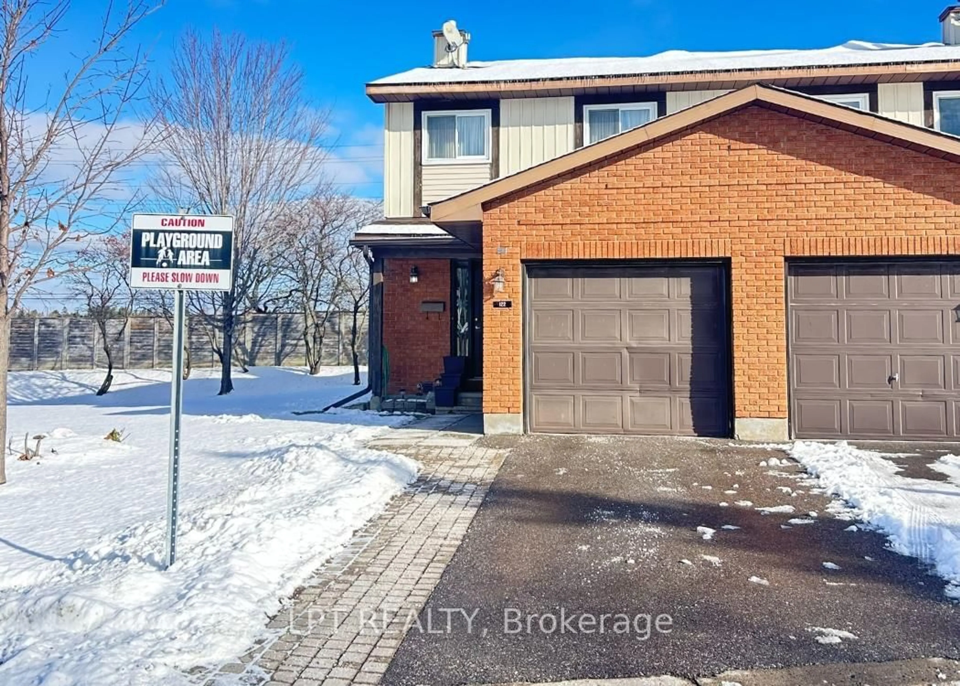 Home with brick exterior material, street for 122 Clarkson Cres #51, Ottawa Ontario K2L 3E2