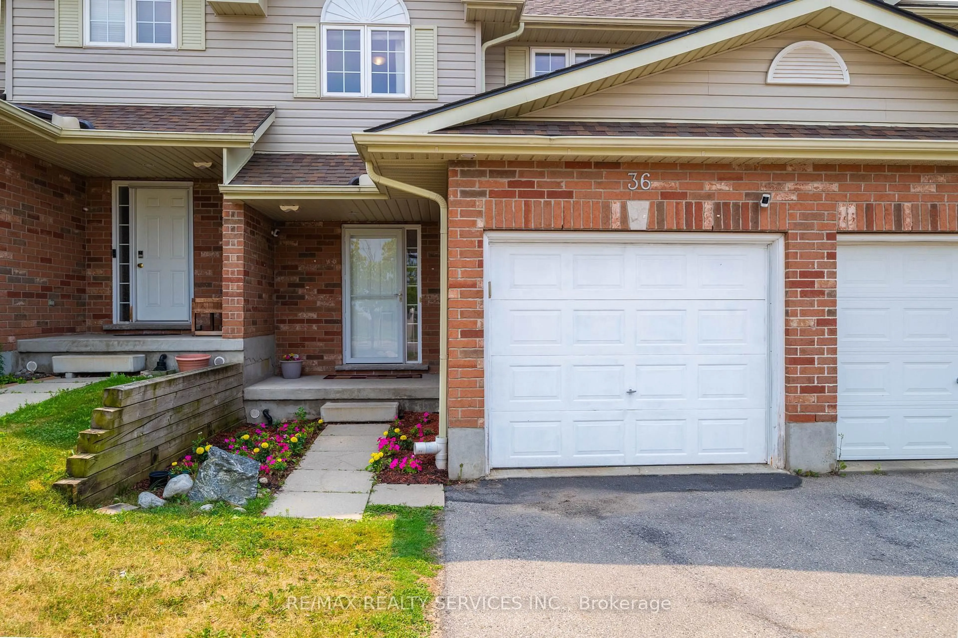 Home with brick exterior material, street for 36 Fallowfield Dr, Kitchener Ontario N2C 0A8