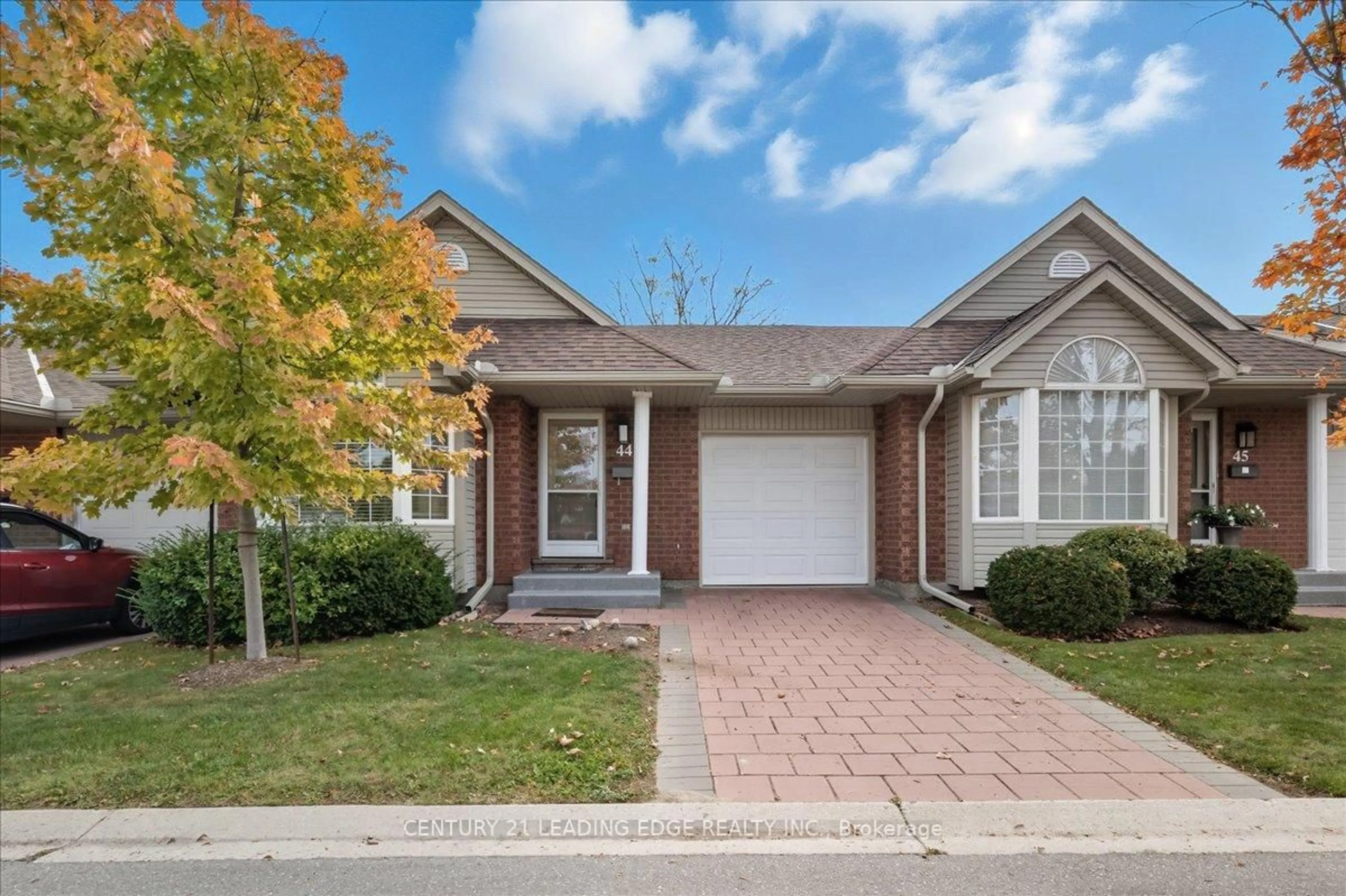 Home with brick exterior material, street for 360 Erbsville Rd #44, Waterloo Ontario N2T 2W2