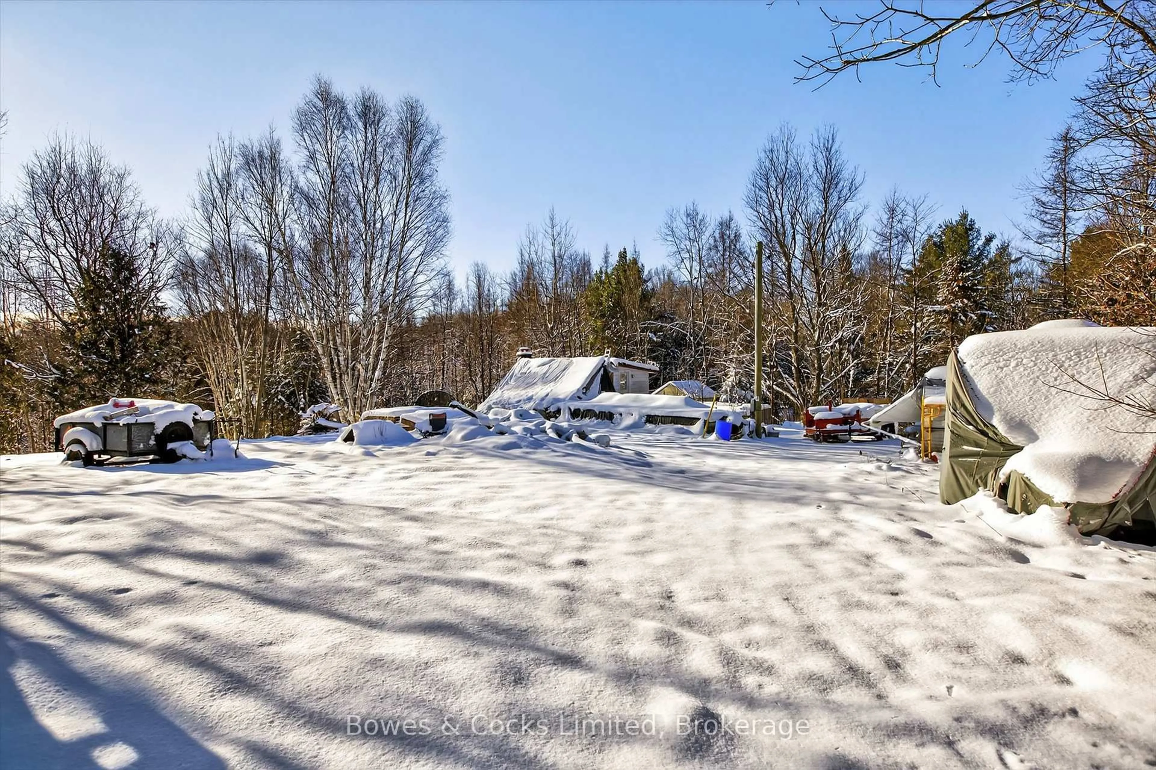 A pic from outside/outdoor area/front of a property/back of a property/a pic from drone, unknown for 1350 Madill Rd, Highlands East Ontario K0L 2Y0