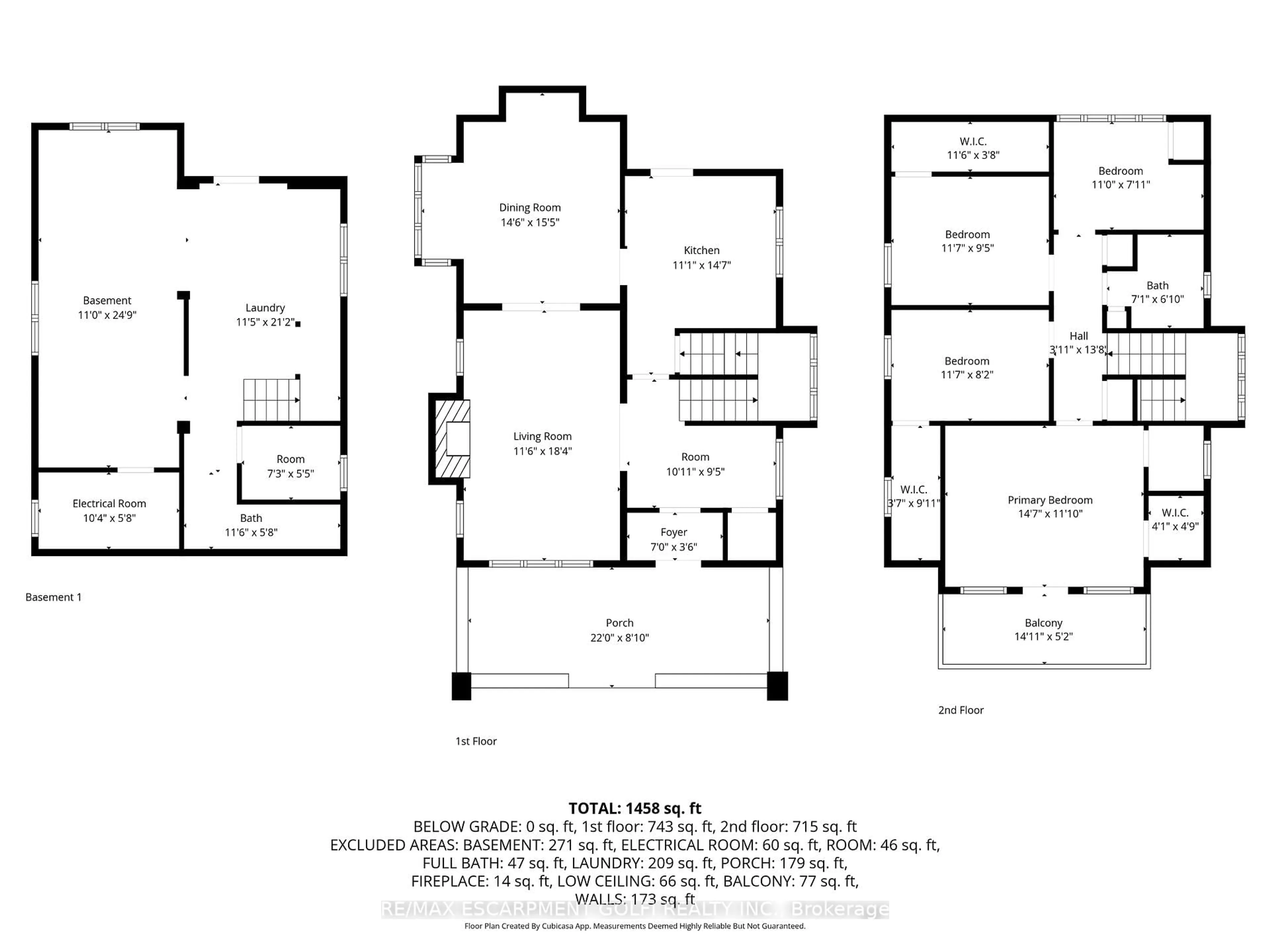 Floor plan for 110 Houghton Ave, Hamilton Ontario L8K 2M8