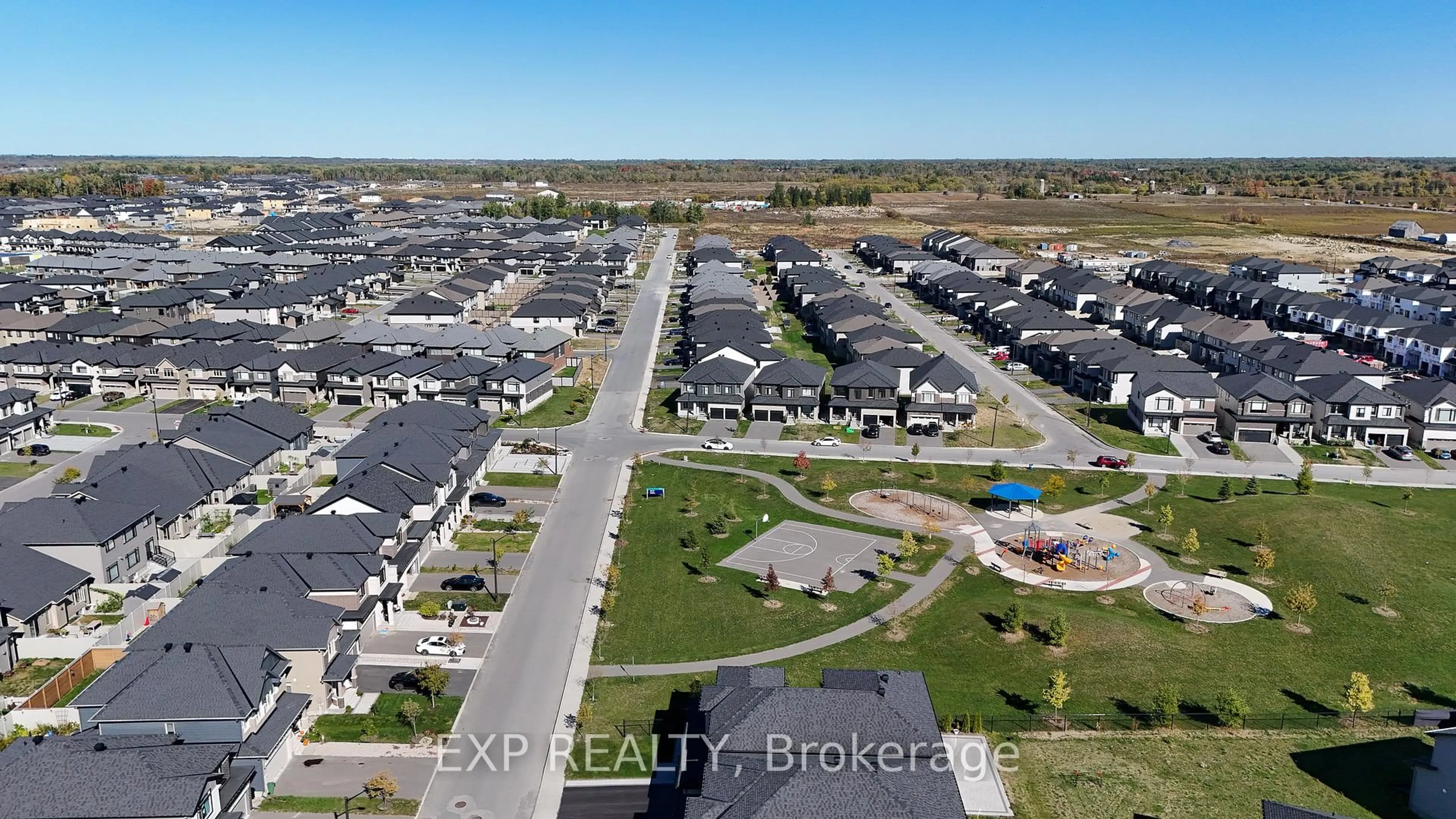 A pic from outside/outdoor area/front of a property/back of a property/a pic from drone, street for 503 Adane Way, Ottawa Ontario K4M 1B2