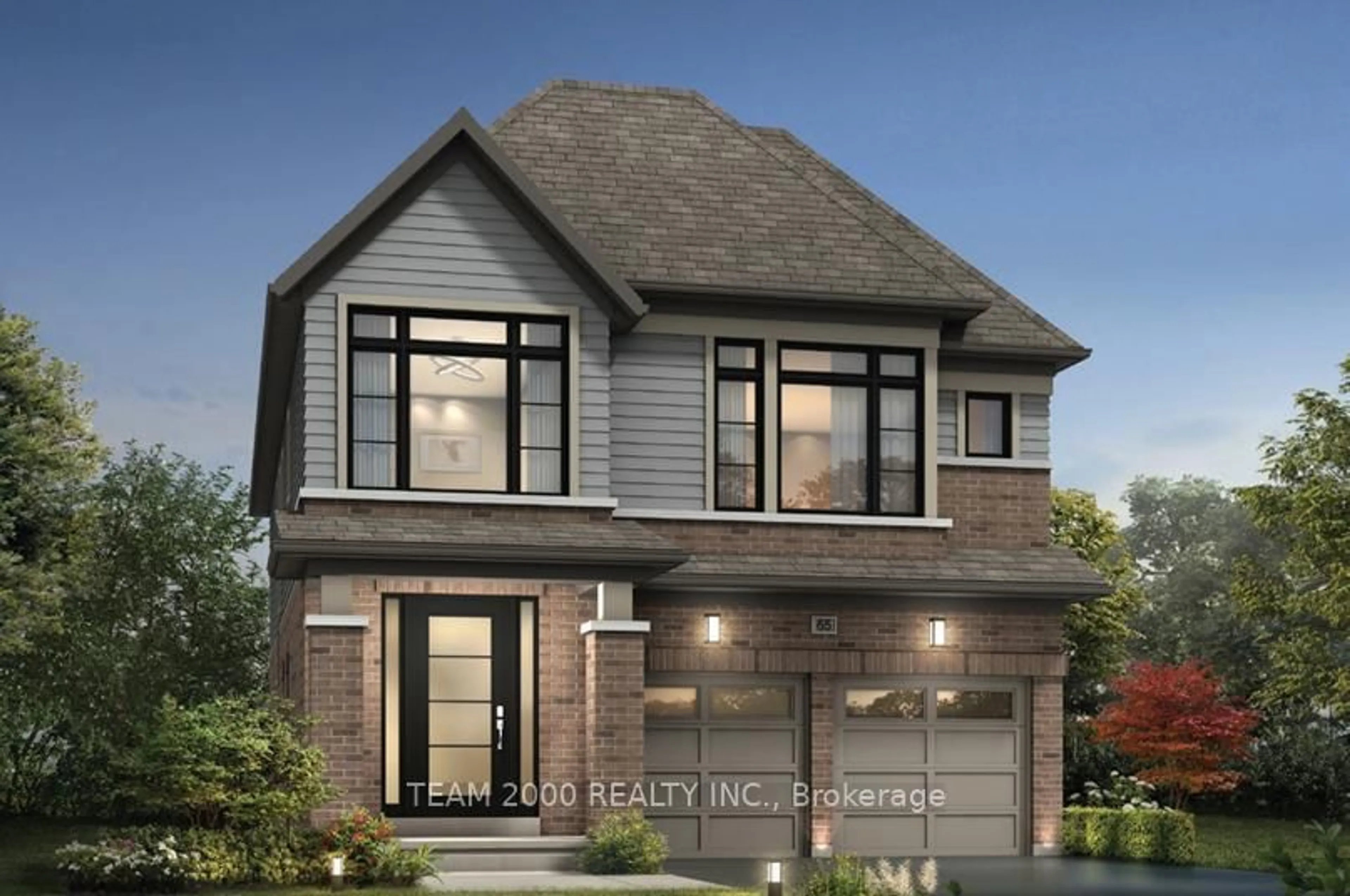 Home with brick exterior material, street for 36 Soules Sq, Hamilton Ontario L0R 1C0