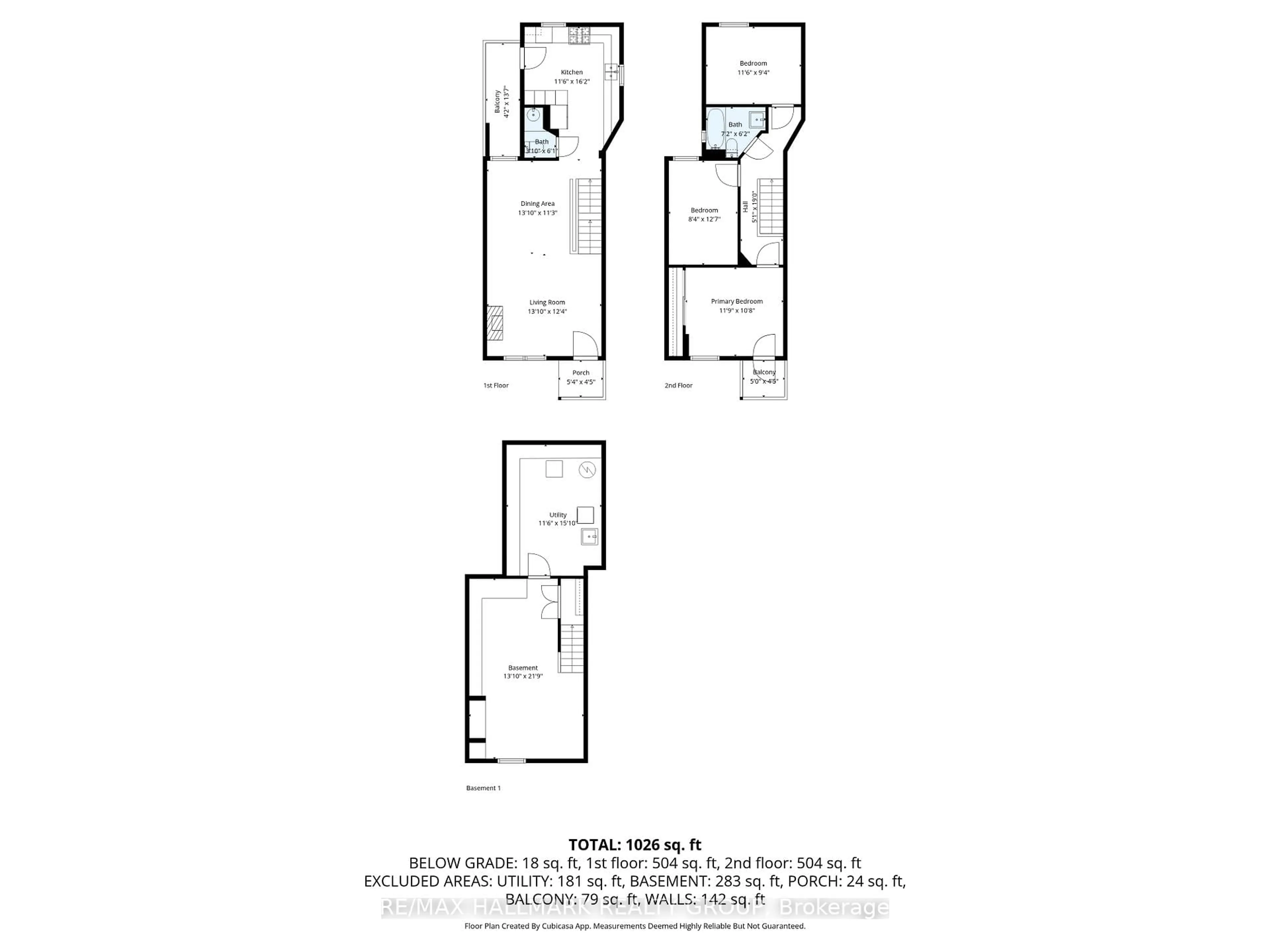 Floor plan for 4 Lower Charlotte St, Ottawa Ontario K1N 8K1