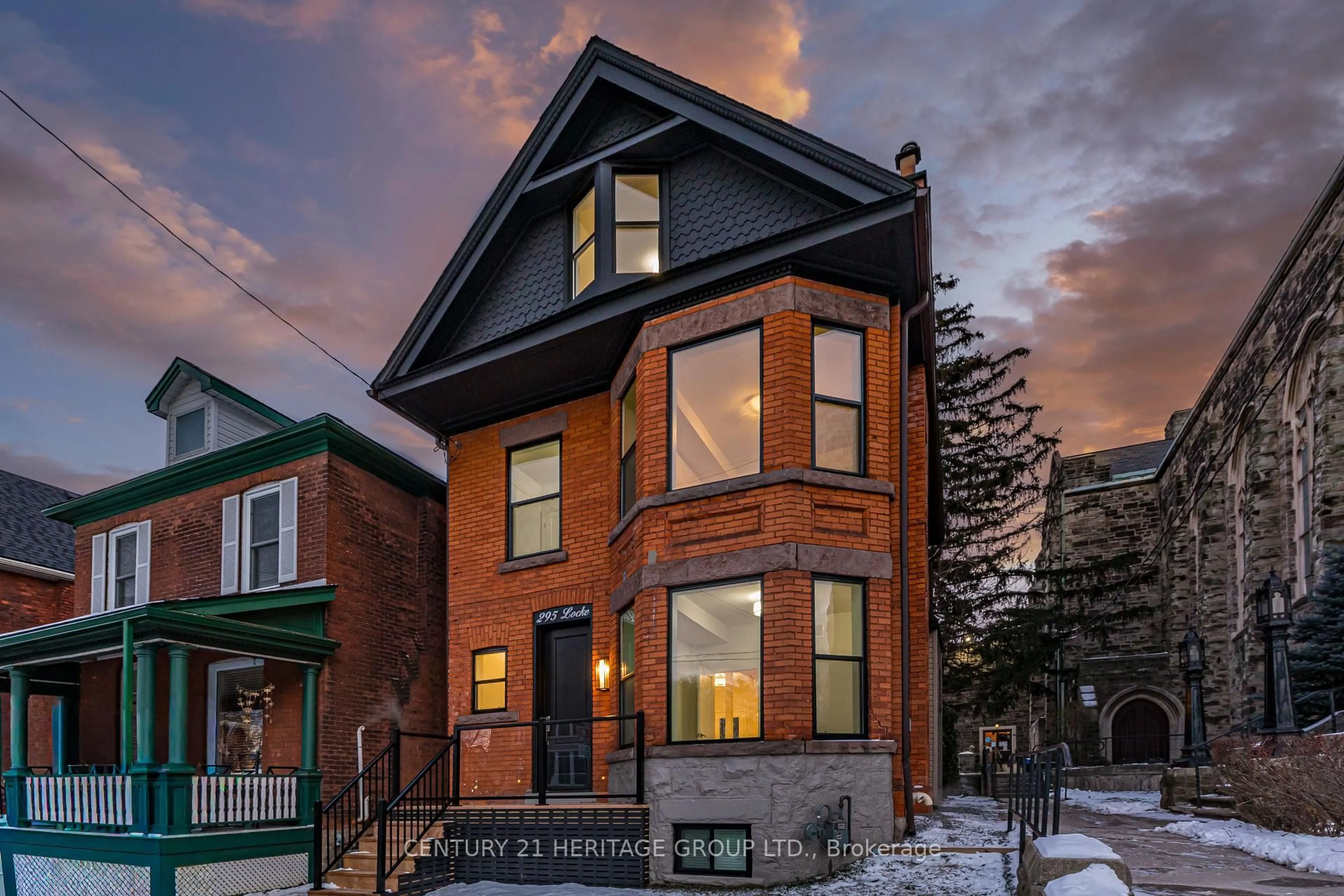 Home with brick exterior material, street for 295 Locke St, Hamilton Ontario L8P 4C3