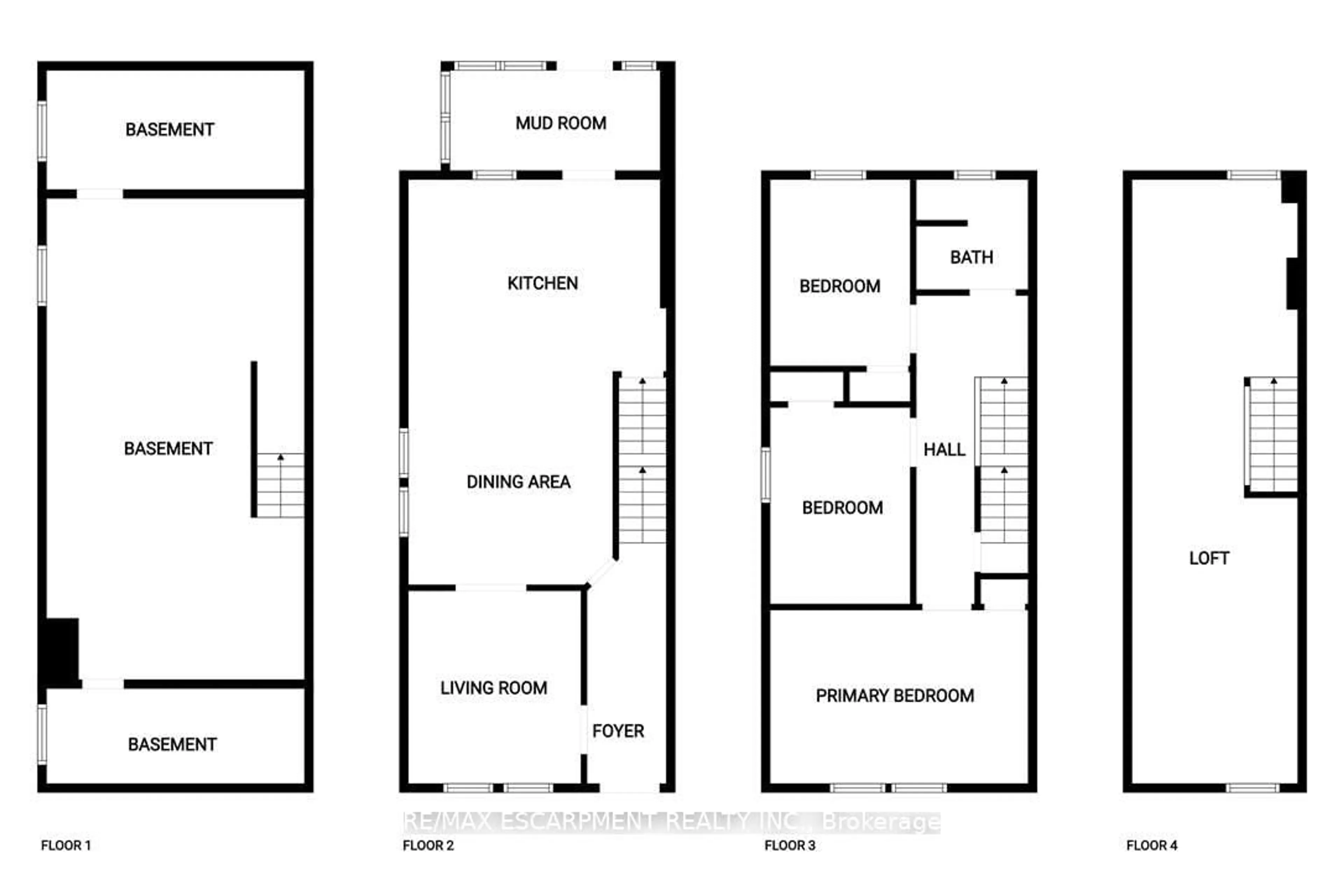 Floor plan for 8 Leeds St, Hamilton Ontario L8L 6W8