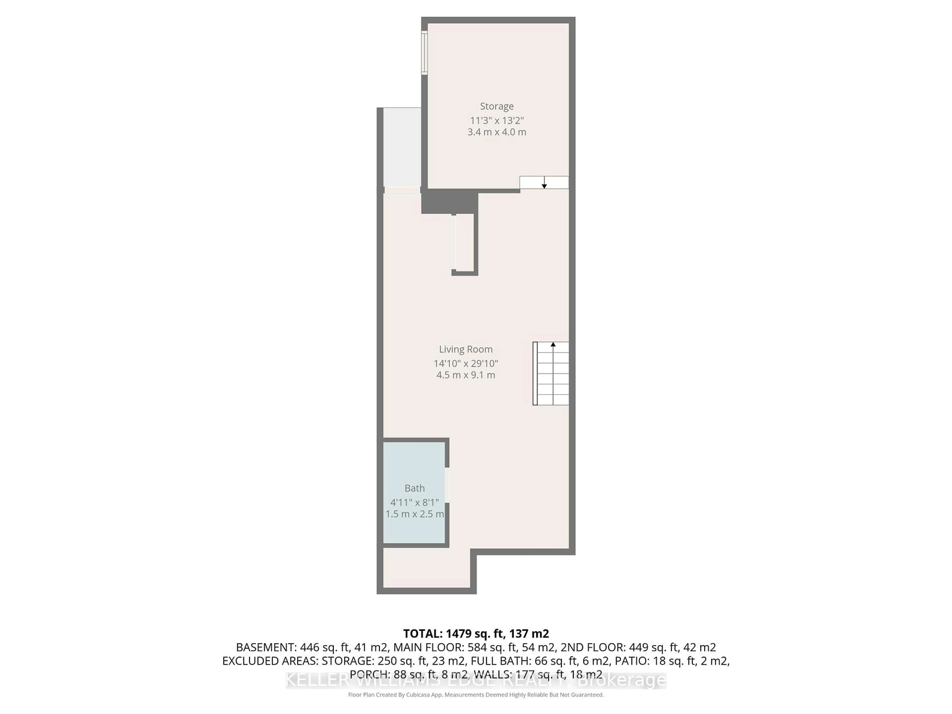 Floor plan for 19 Morden St, Hamilton Ontario L8R 1P6