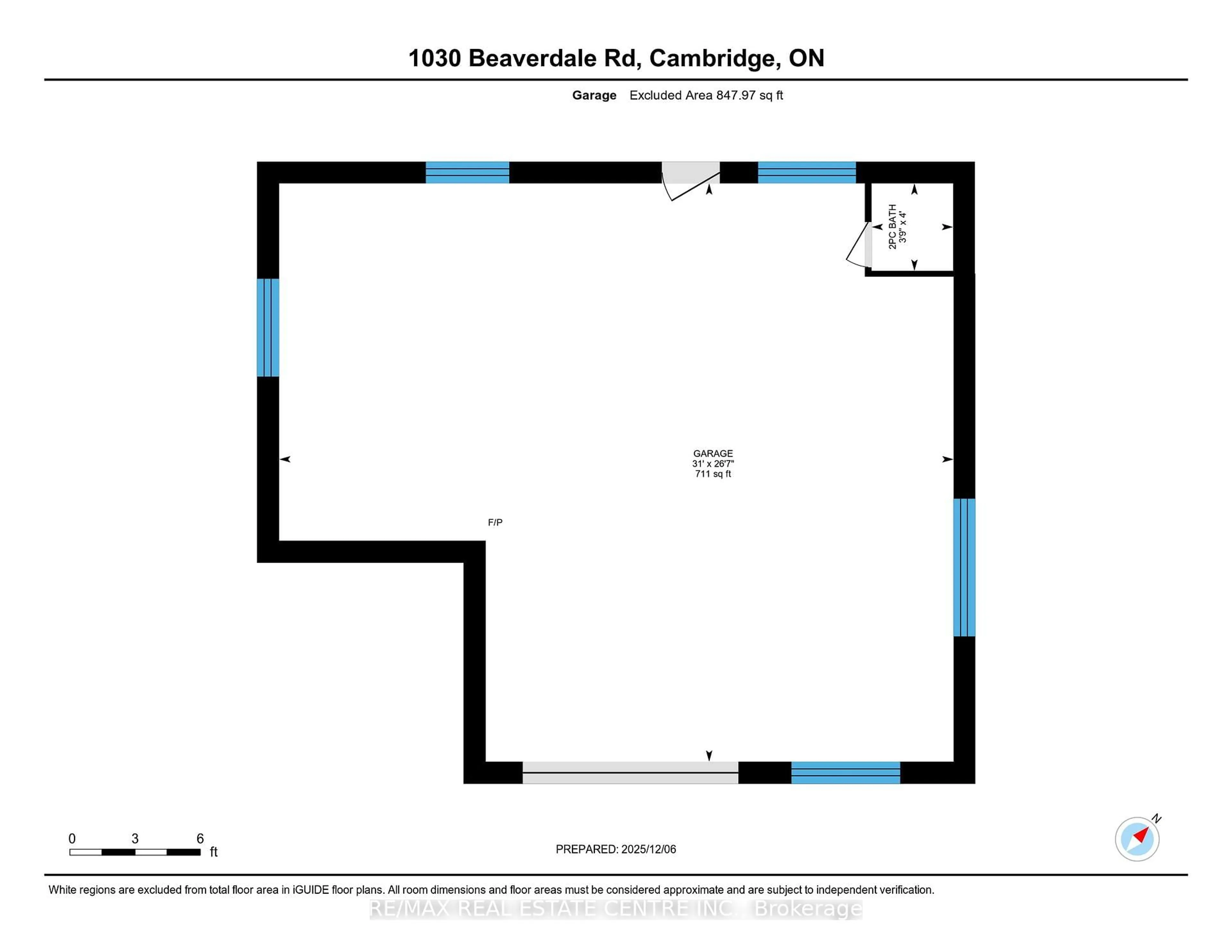 Floor plan for 1030 Beaverdale Rd, Cambridge Ontario N3C 2V3