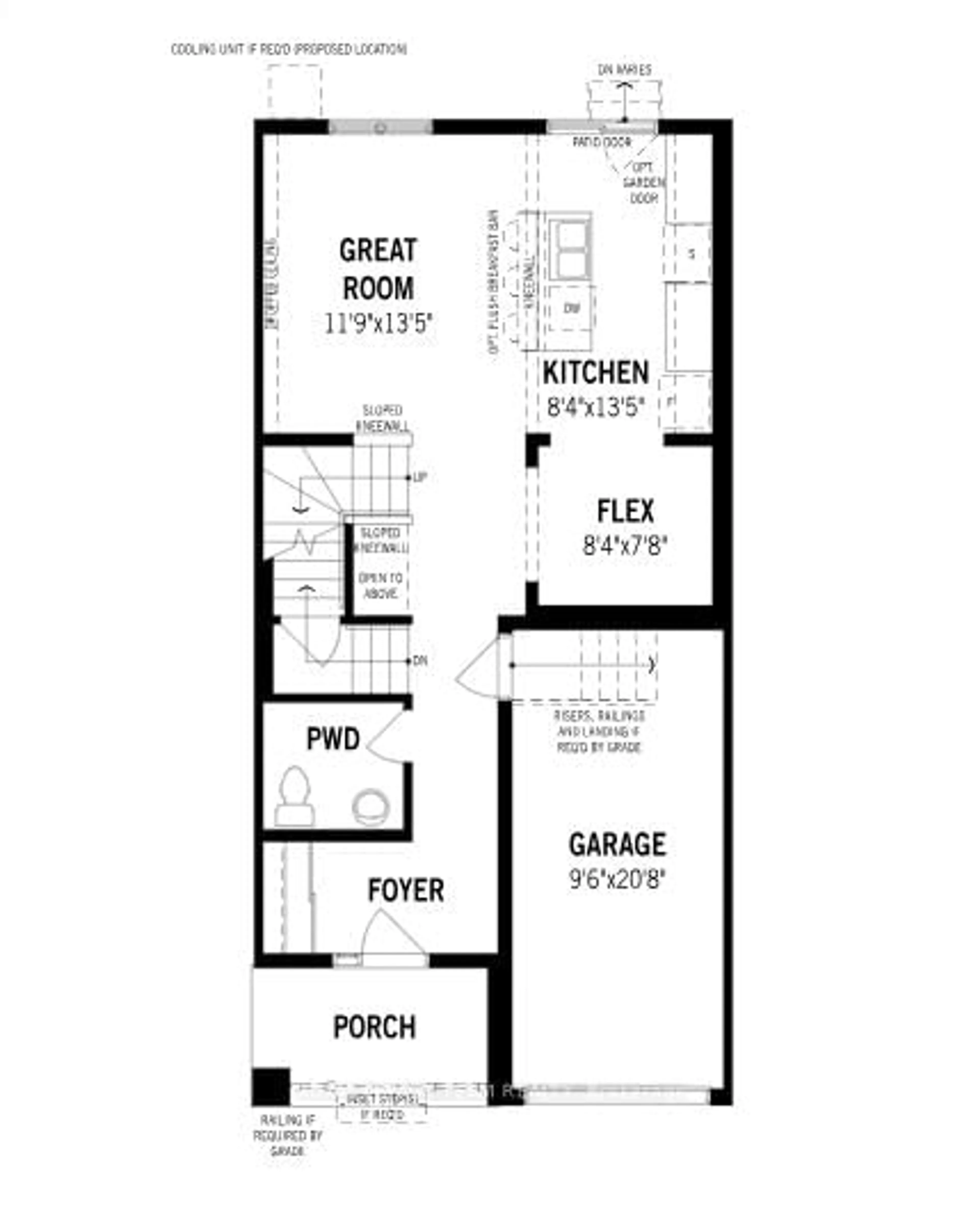 Floor plan for 110 Laurel Private, North Grenville Ontario K0G 1J0