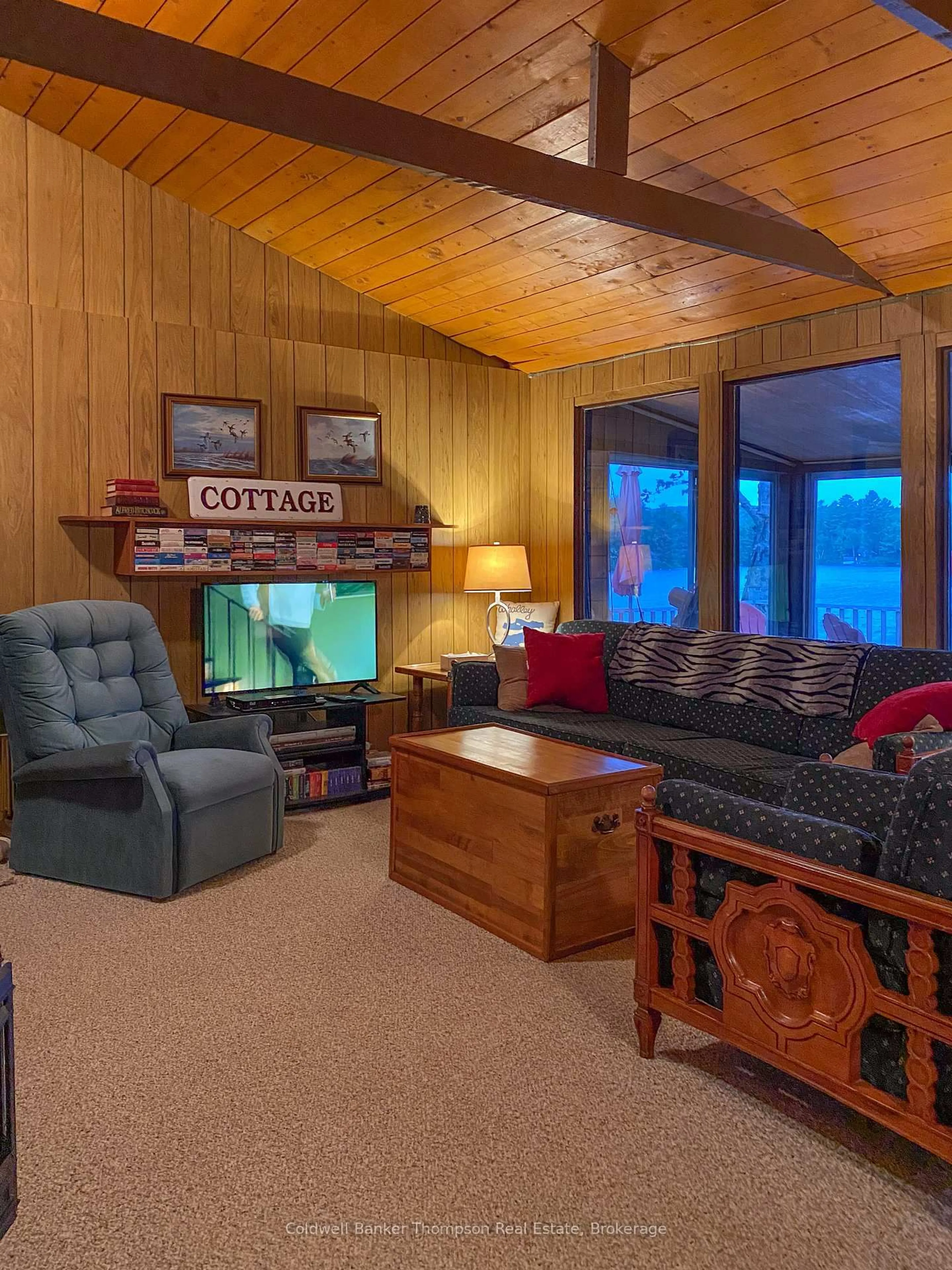 Living room with furniture, unknown for 26 Spruce Lane, Magnetawan Ontario P0A 1C0