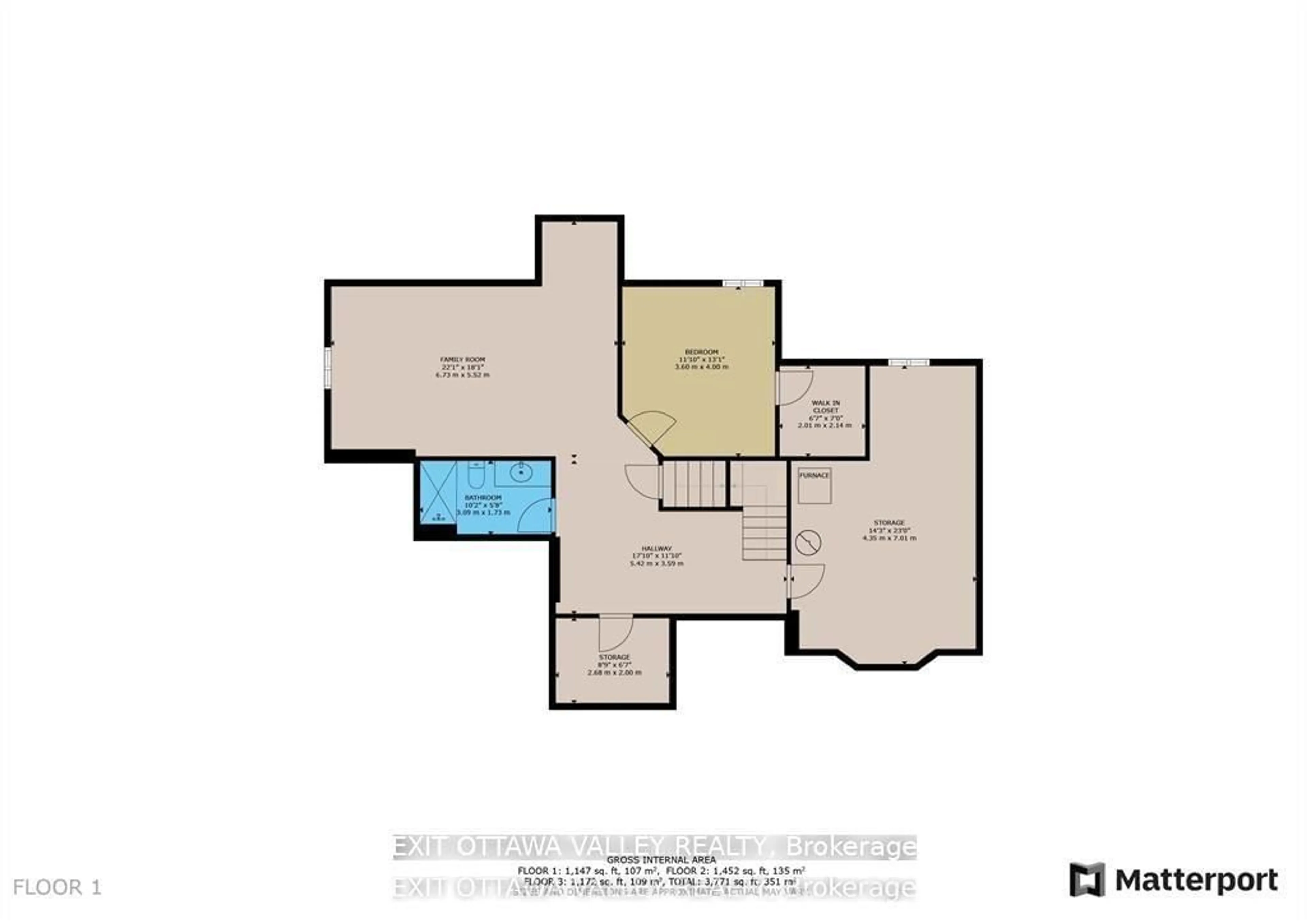 Floor plan for 127 Owens St, Pembroke Ontario K8A 8K1