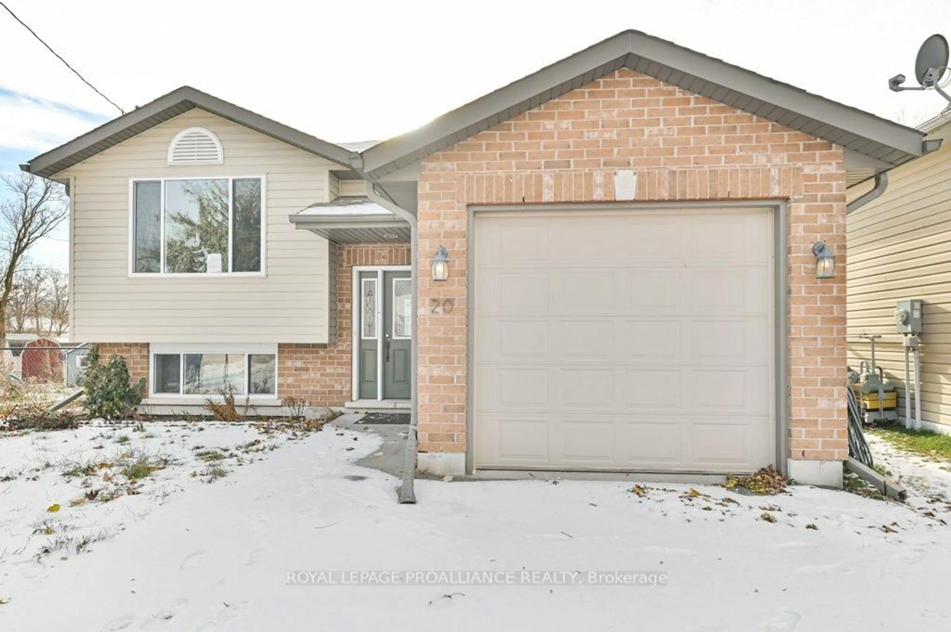 Home with brick exterior material, street for 20 Terance St, Quinte West Ontario K8V 5L5