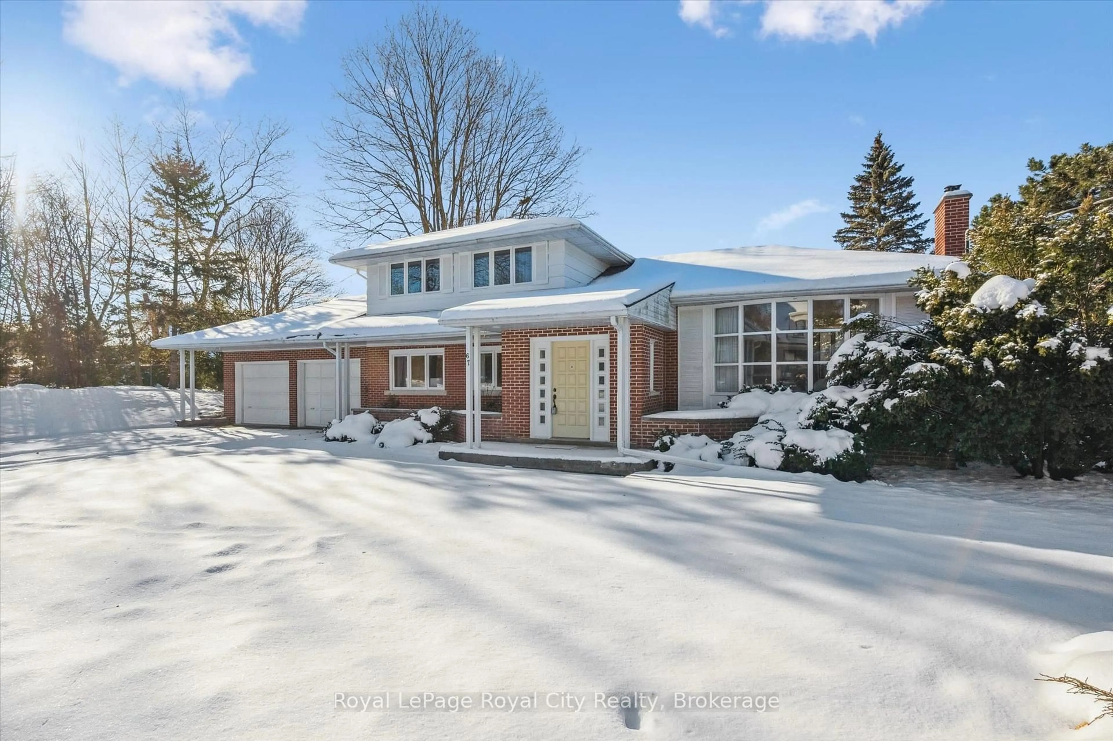 Home with brick exterior material, street for 67 Woodside Rd, Guelph Ontario N1G 2H1