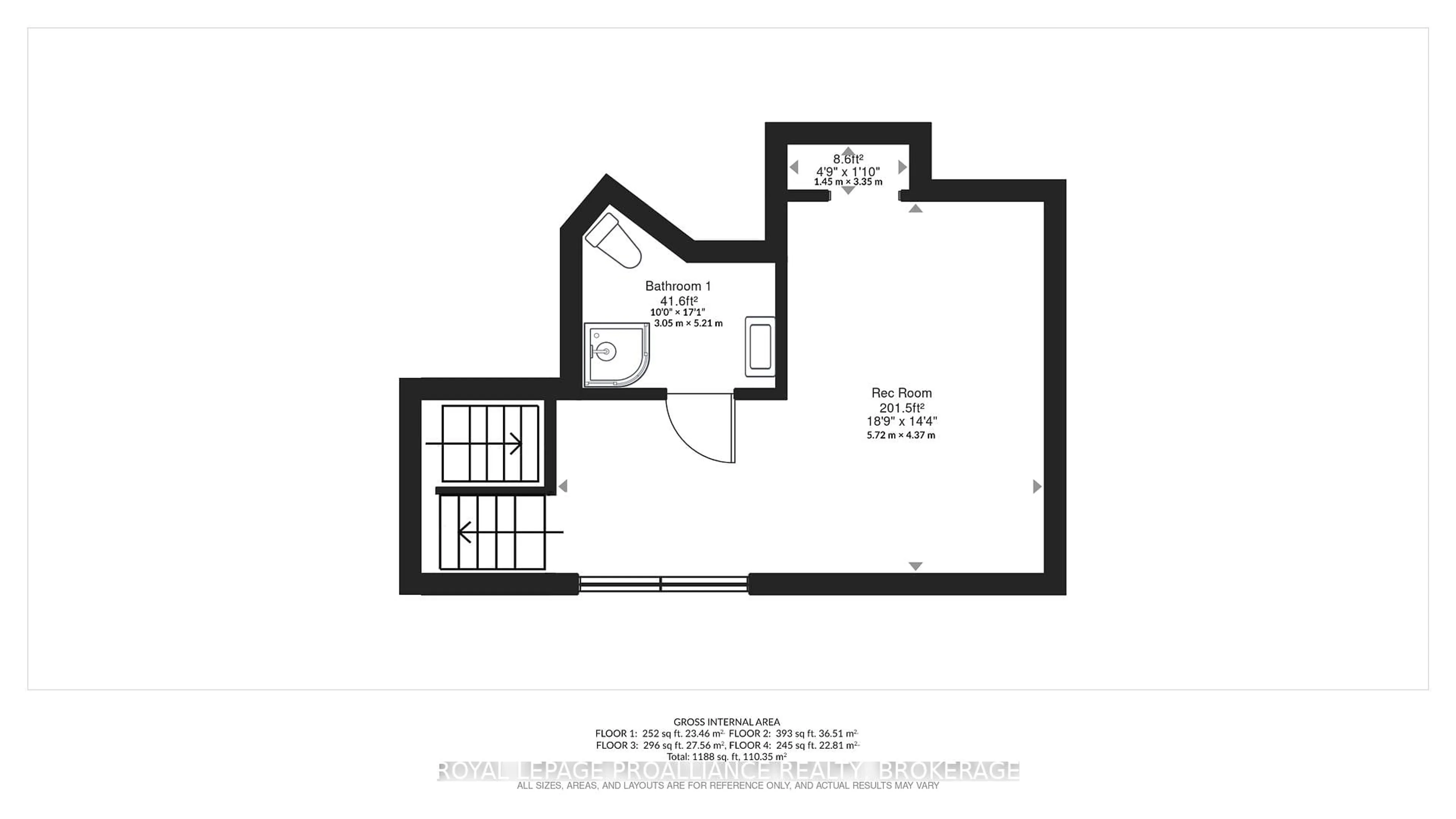 Floor plan for 10 St Paul's Pl #10, Kingston Ontario K7M 7S1
