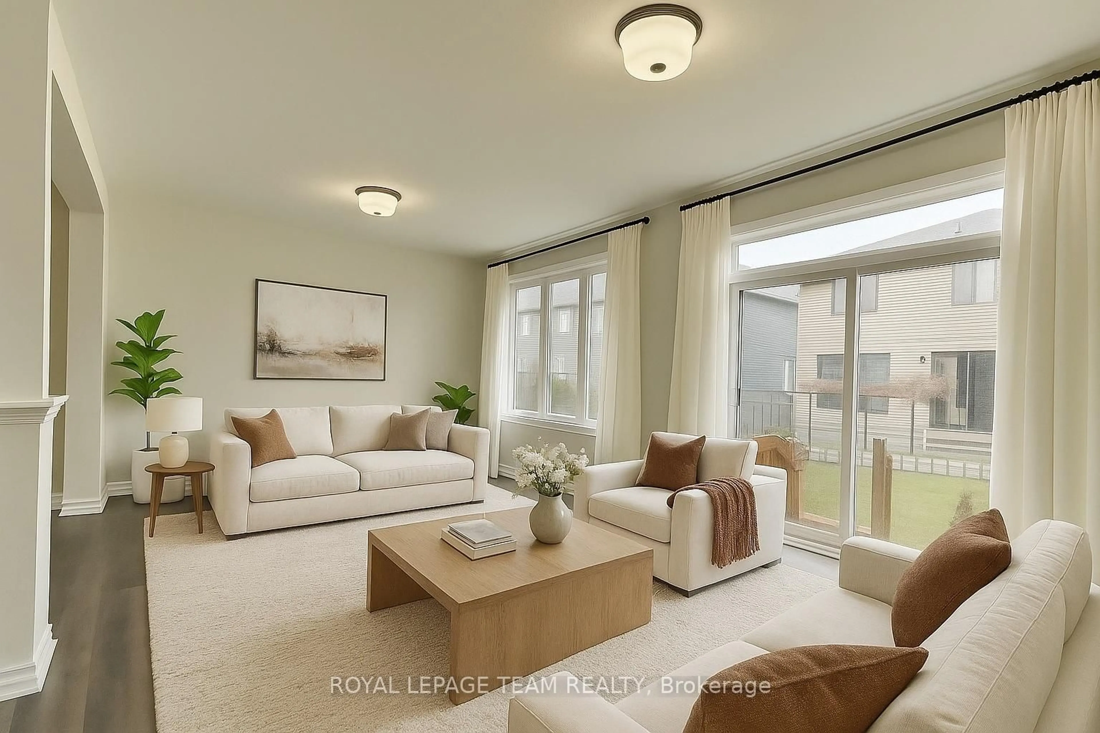 Living room with furniture, unknown for 709 Megrez Way, Ottawa Ontario K2J 6S9