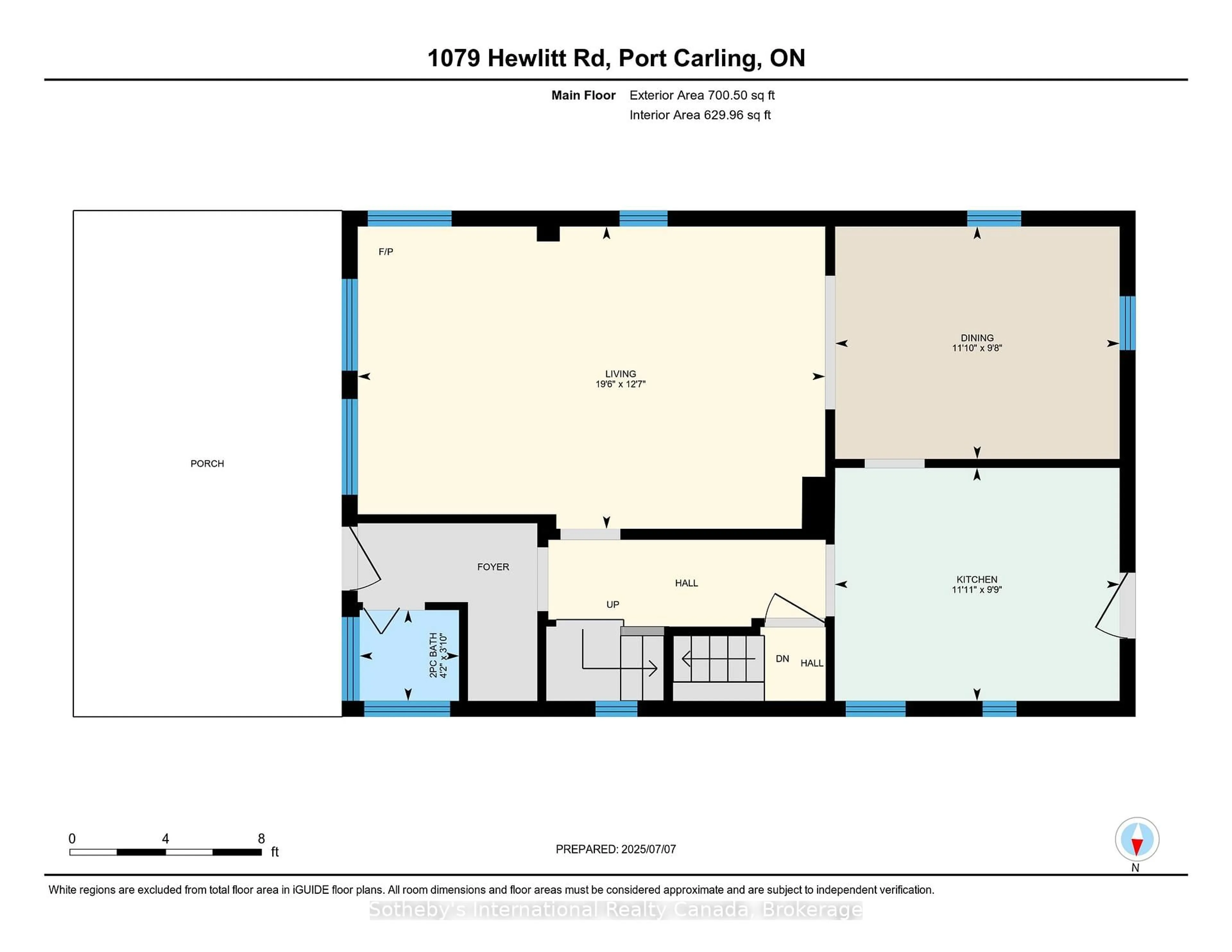 Floor plan for 1079 Hewlitt Rd, Muskoka Lakes Ontario P1L 1X4