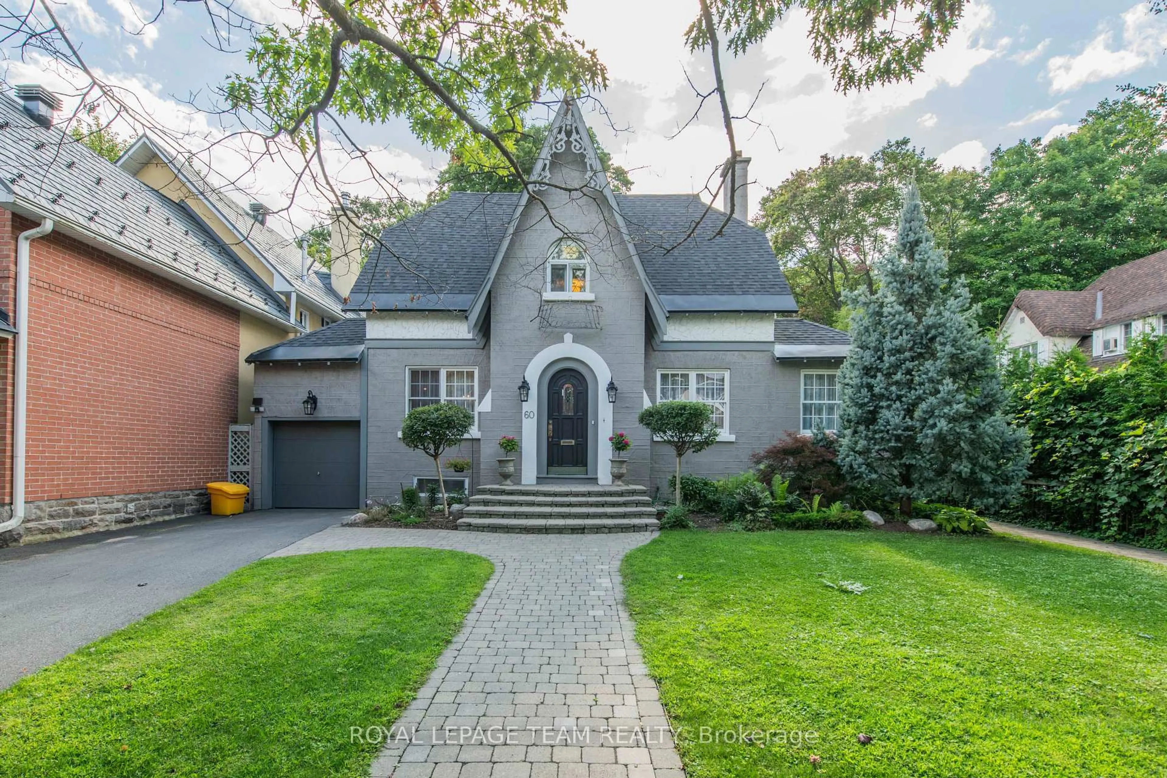 Home with brick exterior material, street for 60 GOULBURN Ave, Ottawa Ontario K1N 8C8