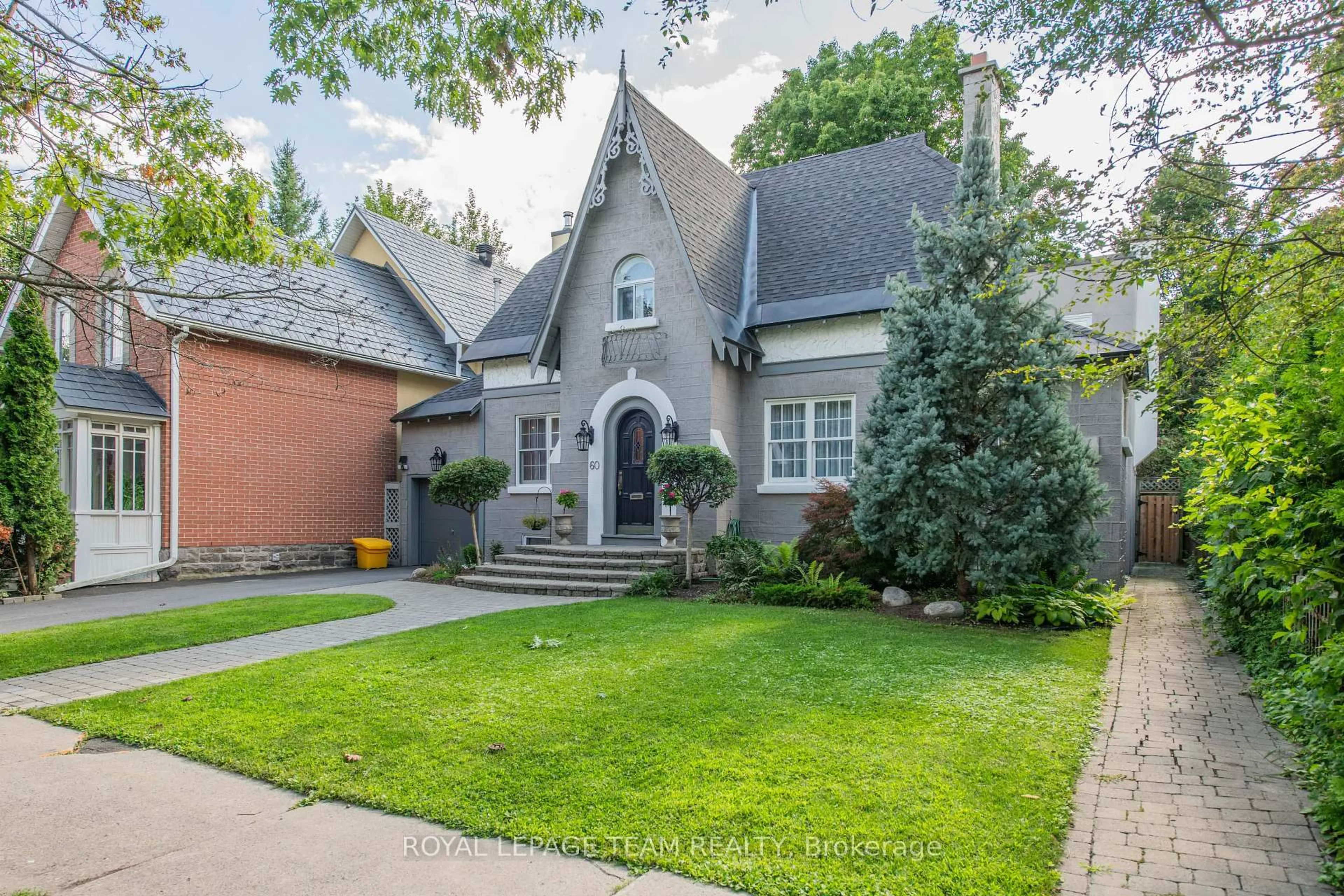 Home with brick exterior material, street for 60 GOULBURN Ave, Ottawa Ontario K1N 8C8