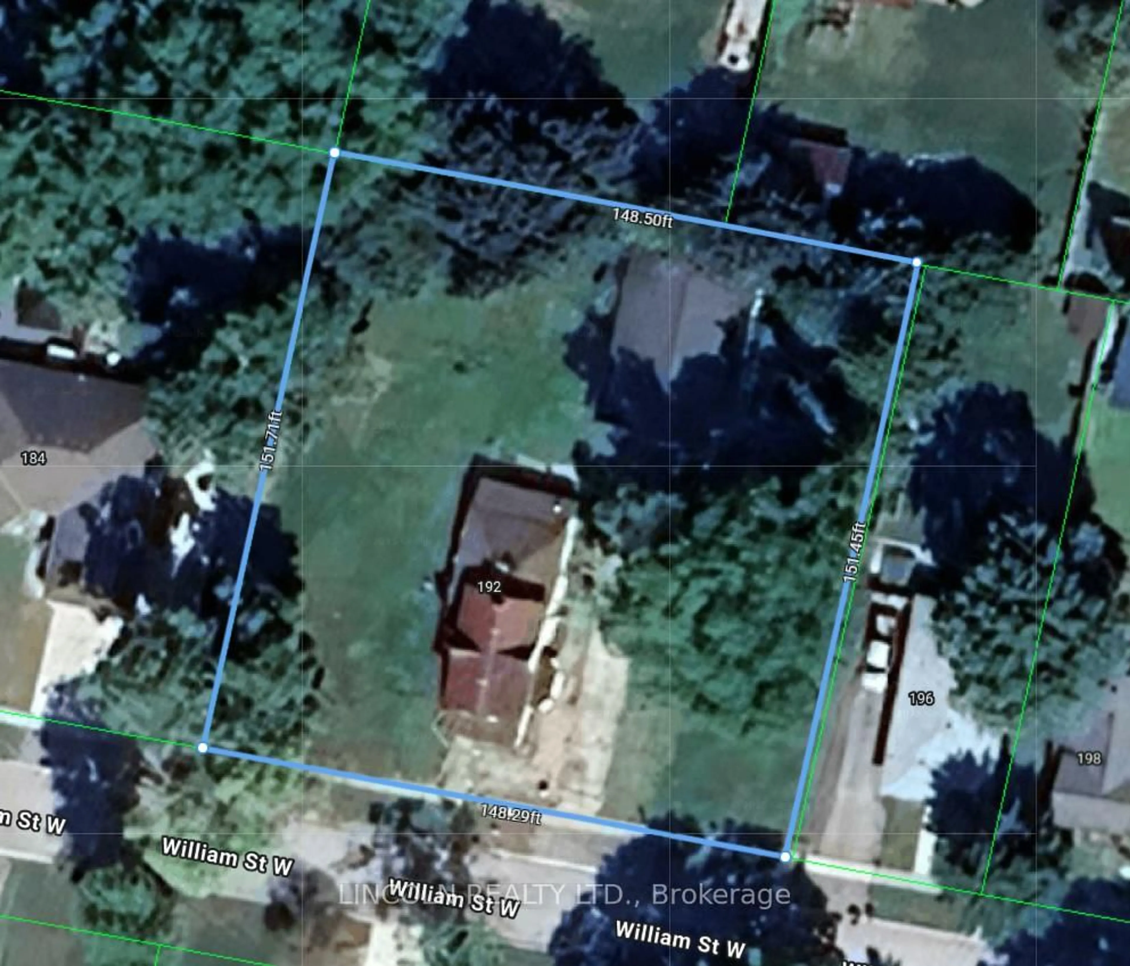 A pic from outside/outdoor area/front of a property/back of a property/a pic from drone, street for 192 William St, North Middlesex Ontario N0M 2K0