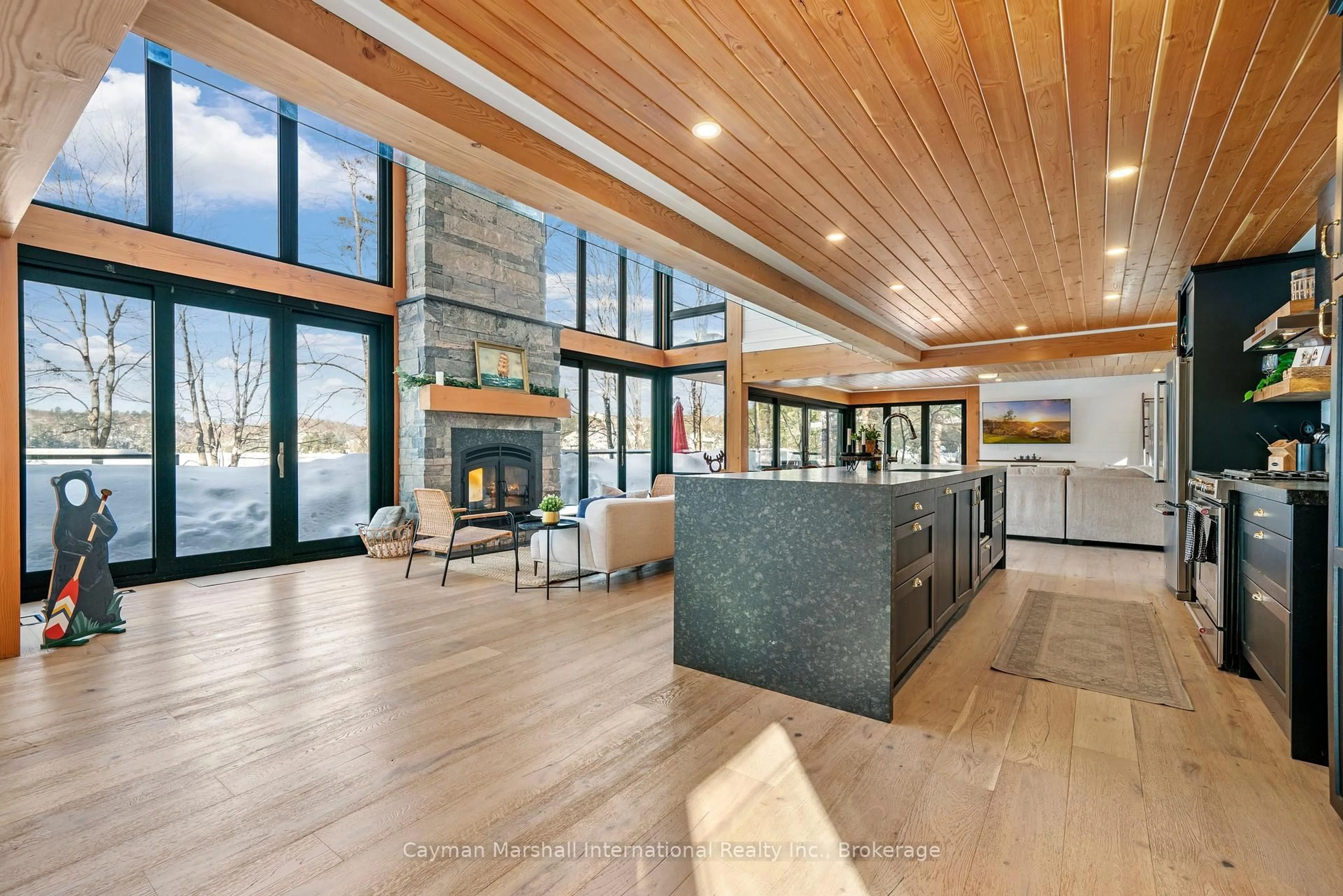 Open concept kitchen, unknown for 1390 Rosseau Lake Road 1 Rd #26, Muskoka Lakes Ontario P0B 1M0