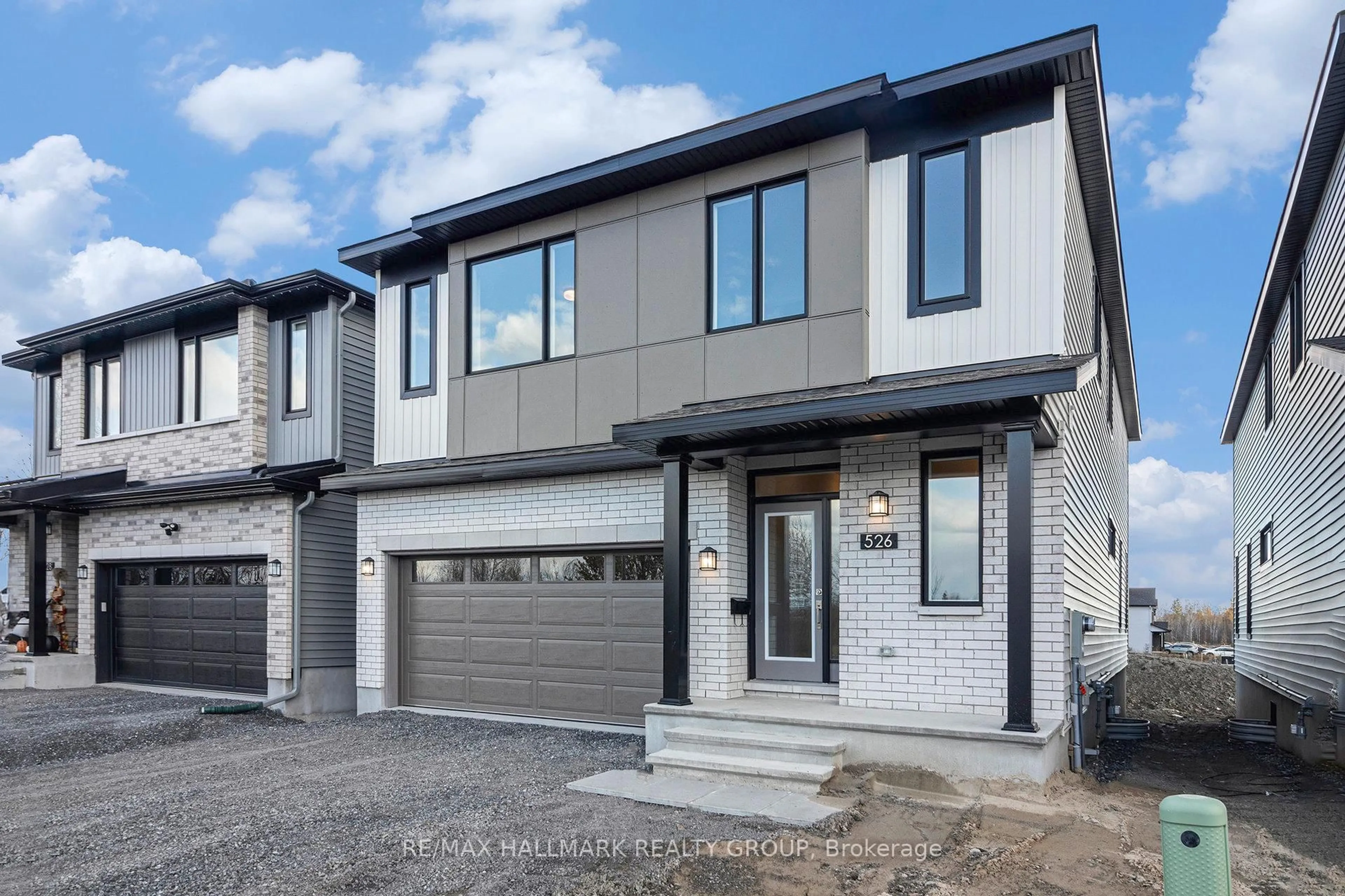 Home with brick exterior material, street for 526 Reflection St, Orleans Ontario K1W 0S8