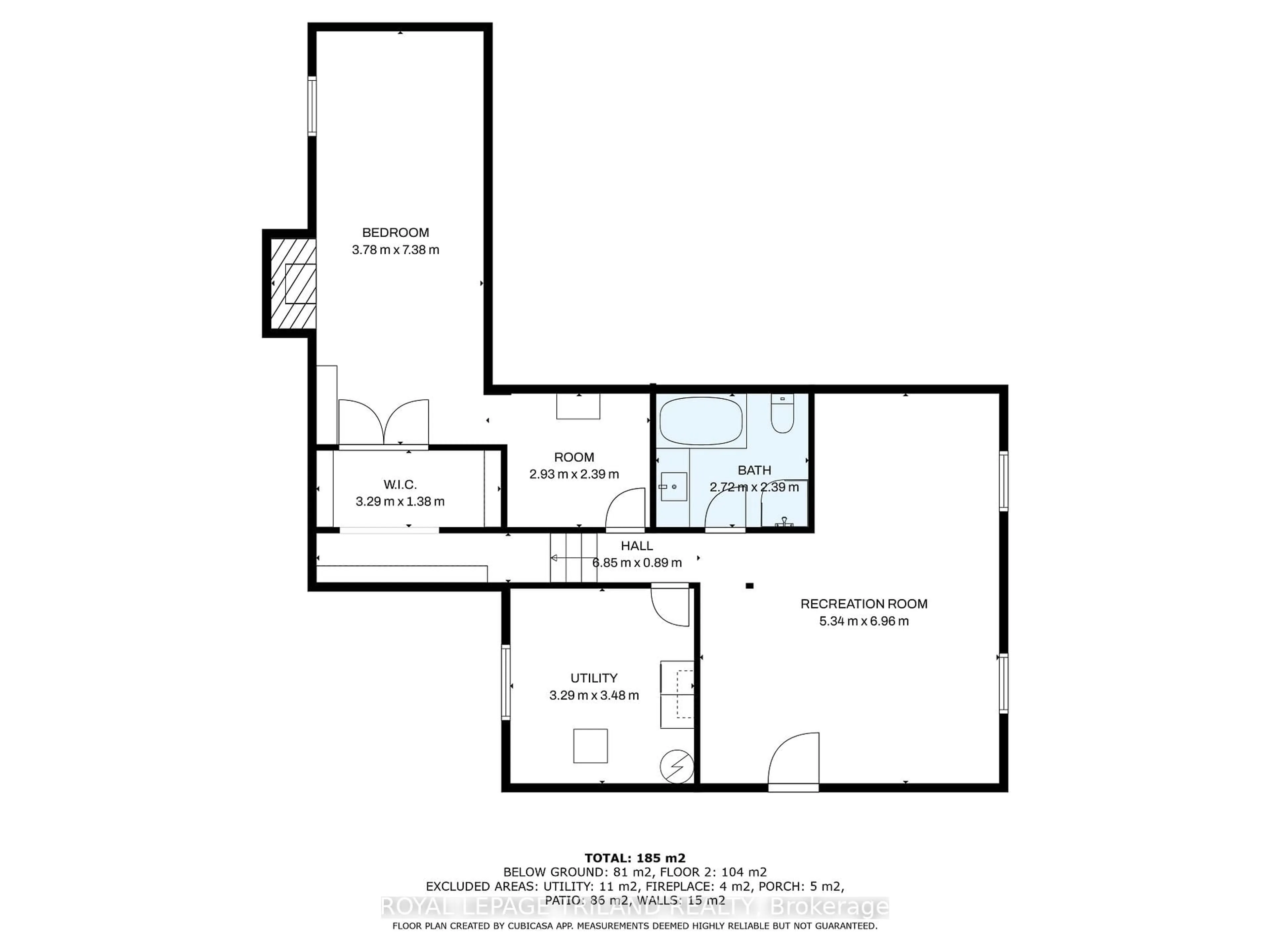 Floor plan for 226 Rainbow Ave, London East Ontario N5W 4W1