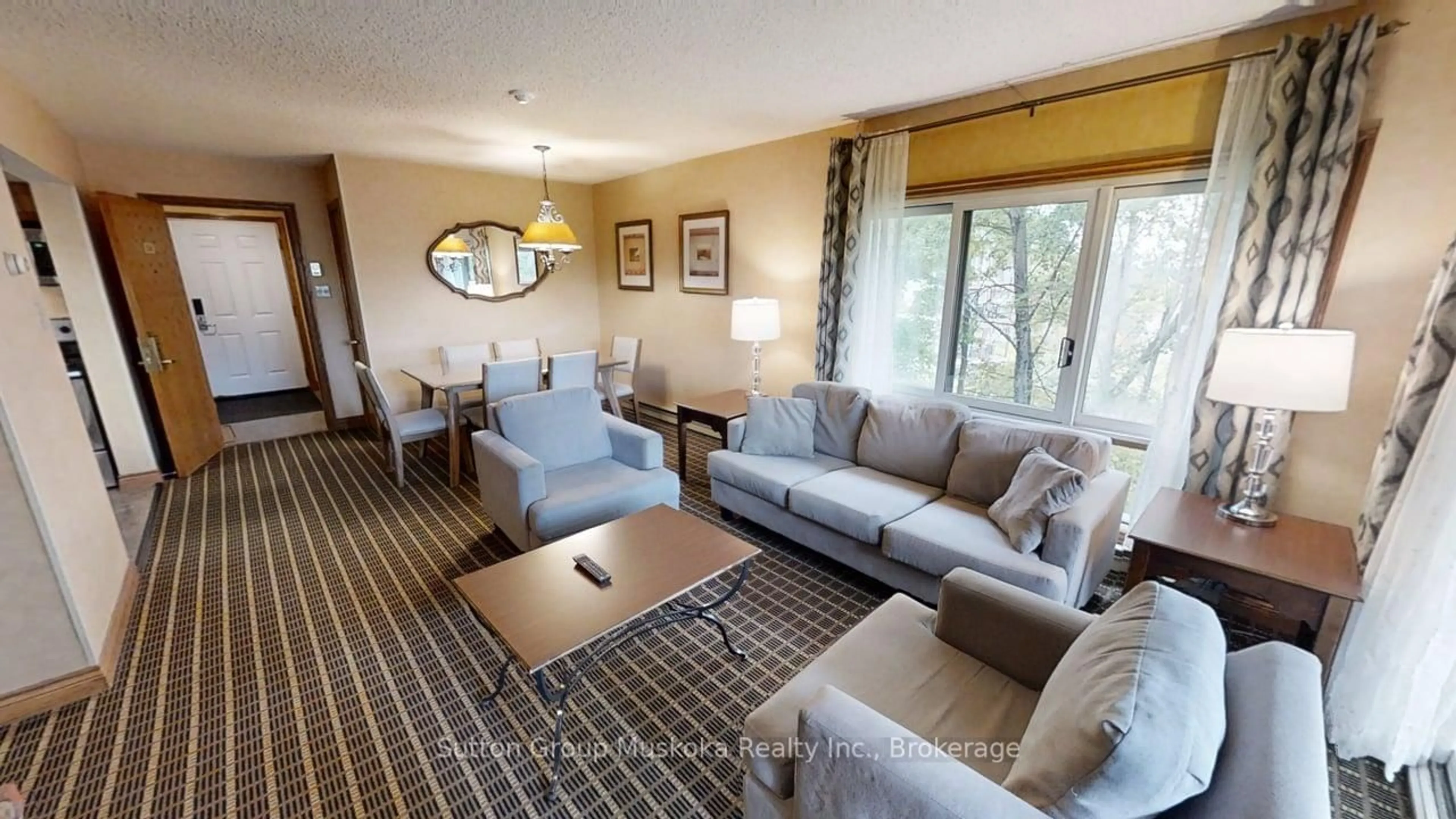 Living room with furniture, unknown for 27-202 Golfview - Deerhurst Dr, Huntsville Ontario P1H 2E8