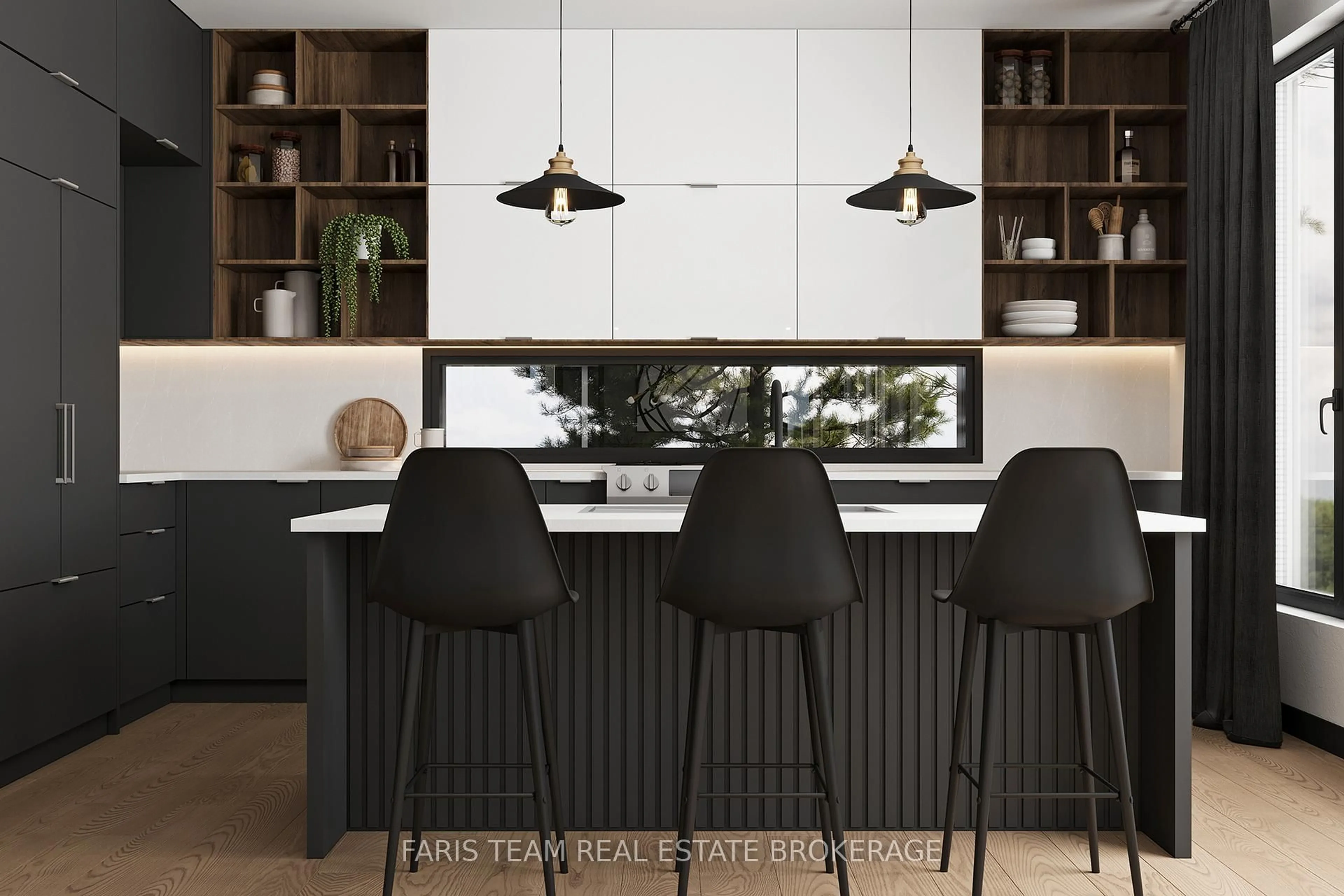 Contemporary kitchen, ceramic/tile floor for Lot 3 St Andrews Circ, Huntsville Ontario P1H 1B1