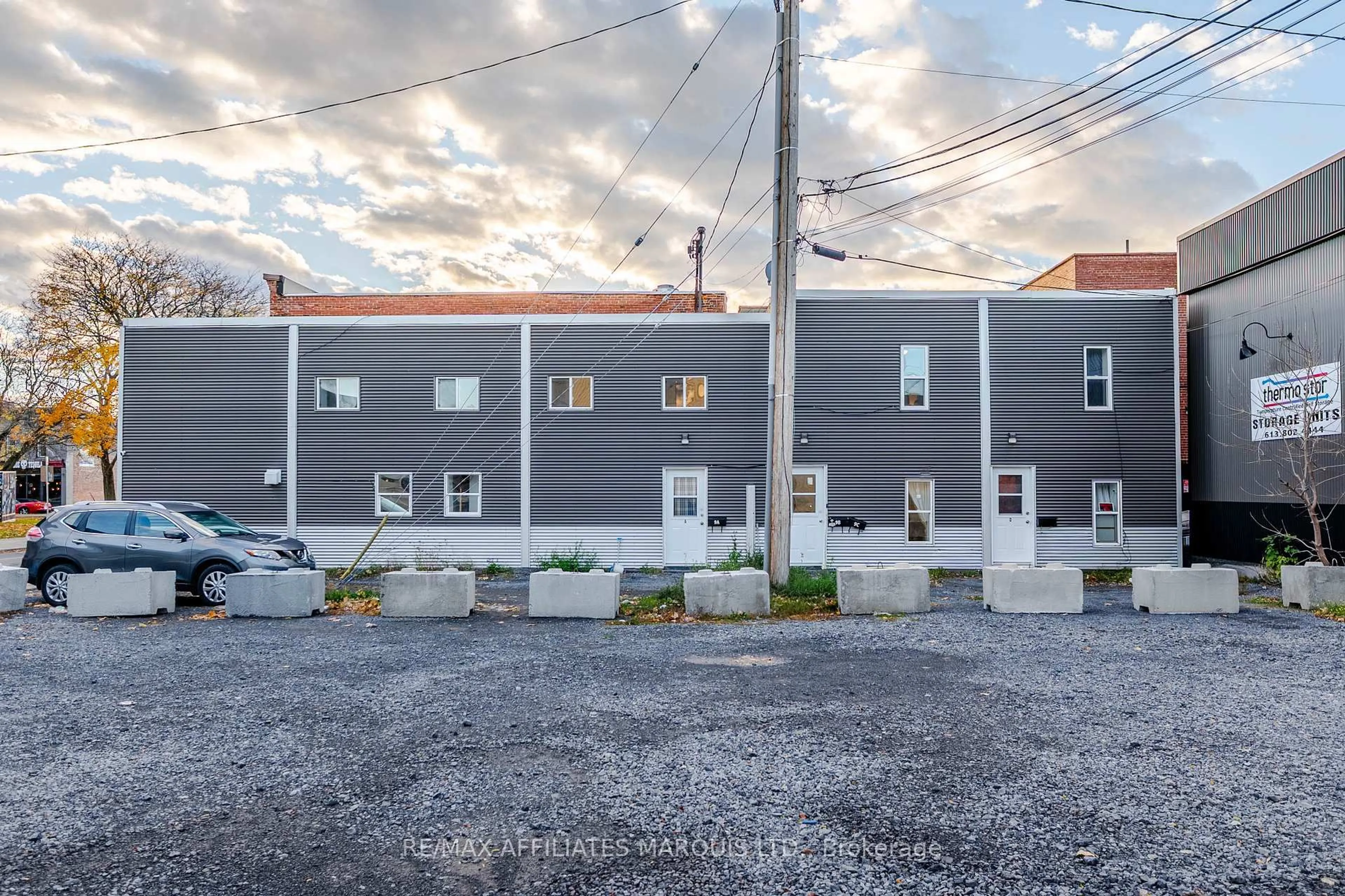 A pic from outside/outdoor area/front of a property/back of a property/a pic from drone, street for 9 First St, Cornwall Ontario K6H 1K5