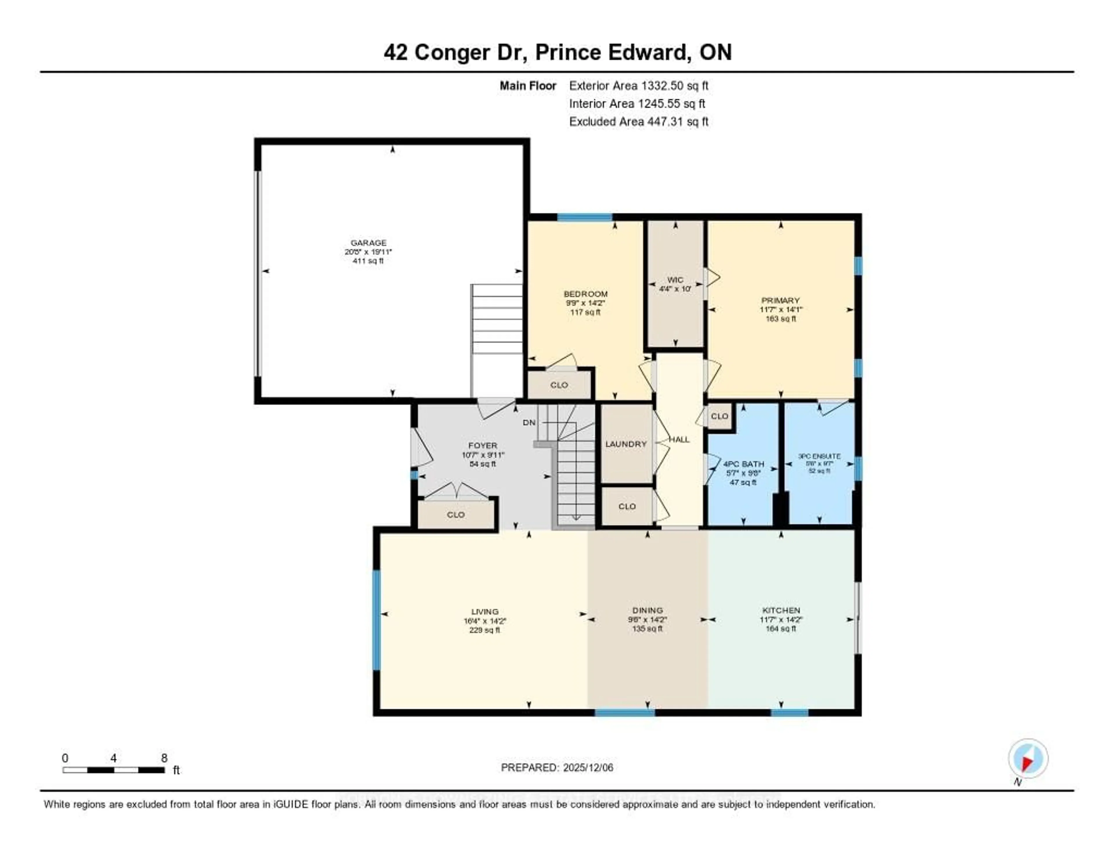 Floor plan for 42 Conger Dr, Prince Edward County Ontario K0K 3L0