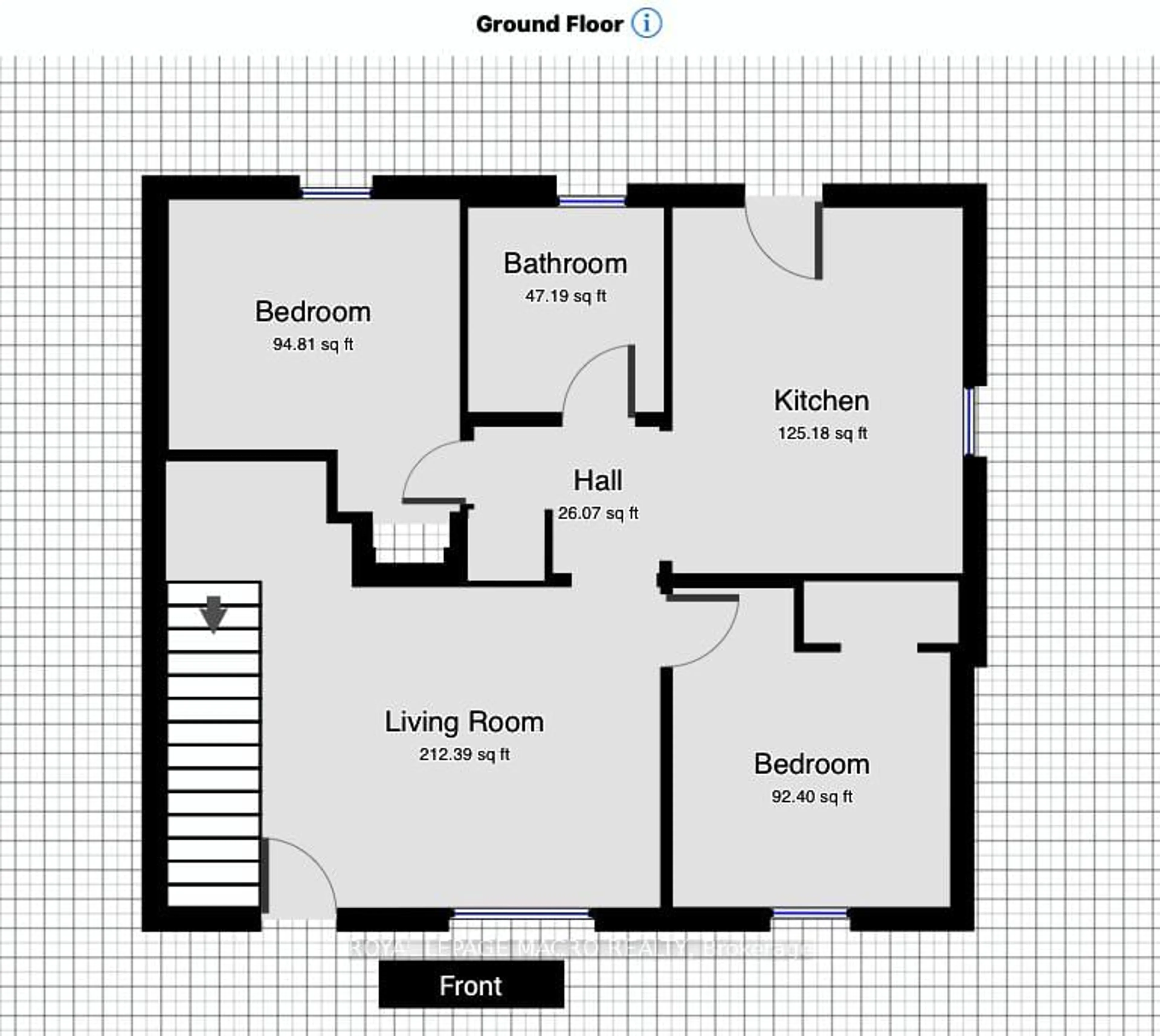 Floor plan for 132 Metcalfe St, Norfolk Ontario N3Y 3C1