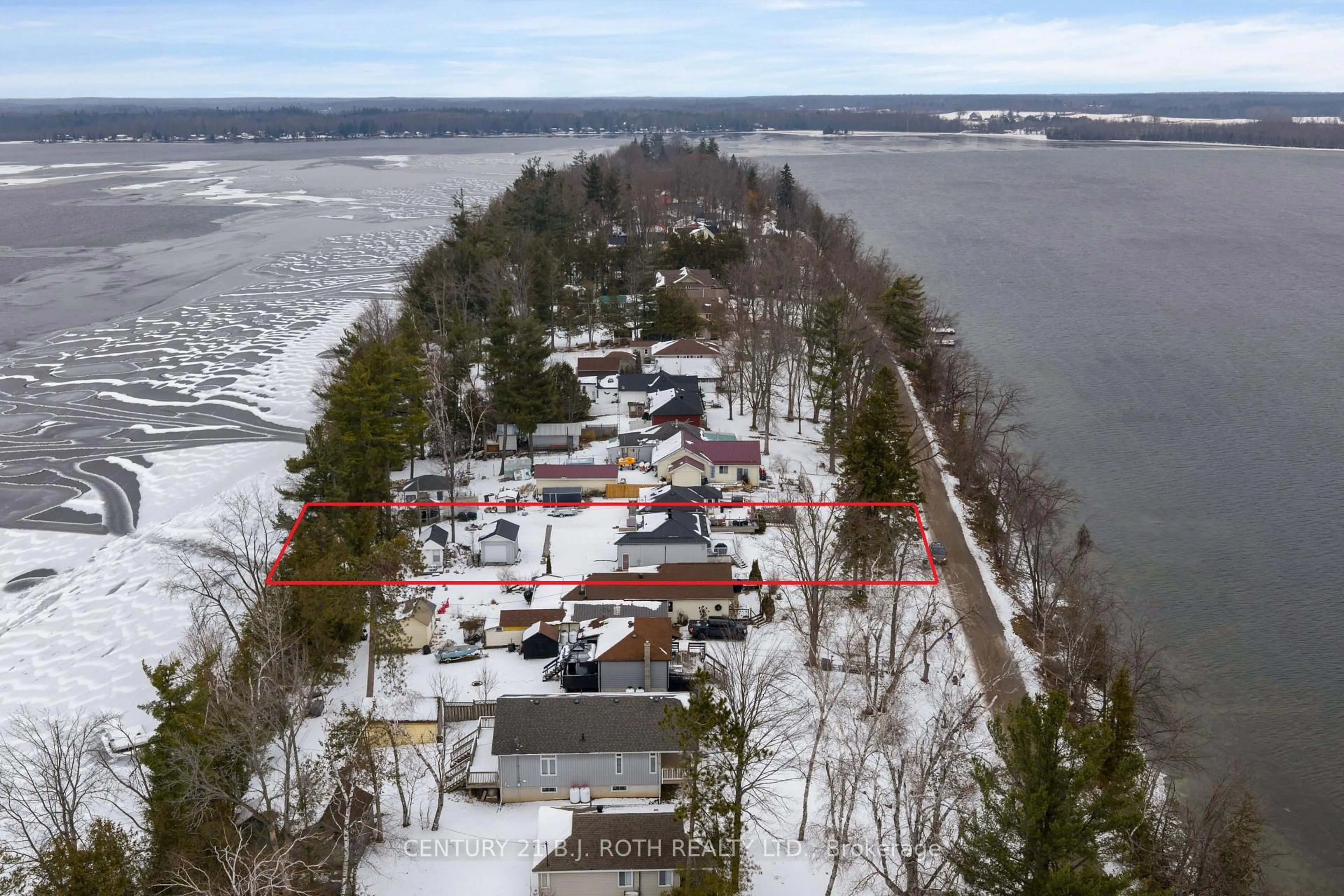 A pic from outside/outdoor area/front of a property/back of a property/a pic from drone, water/lake/river/ocean view for 239 Avery Point Rd, Kawartha Lakes Ontario L0K 1W0