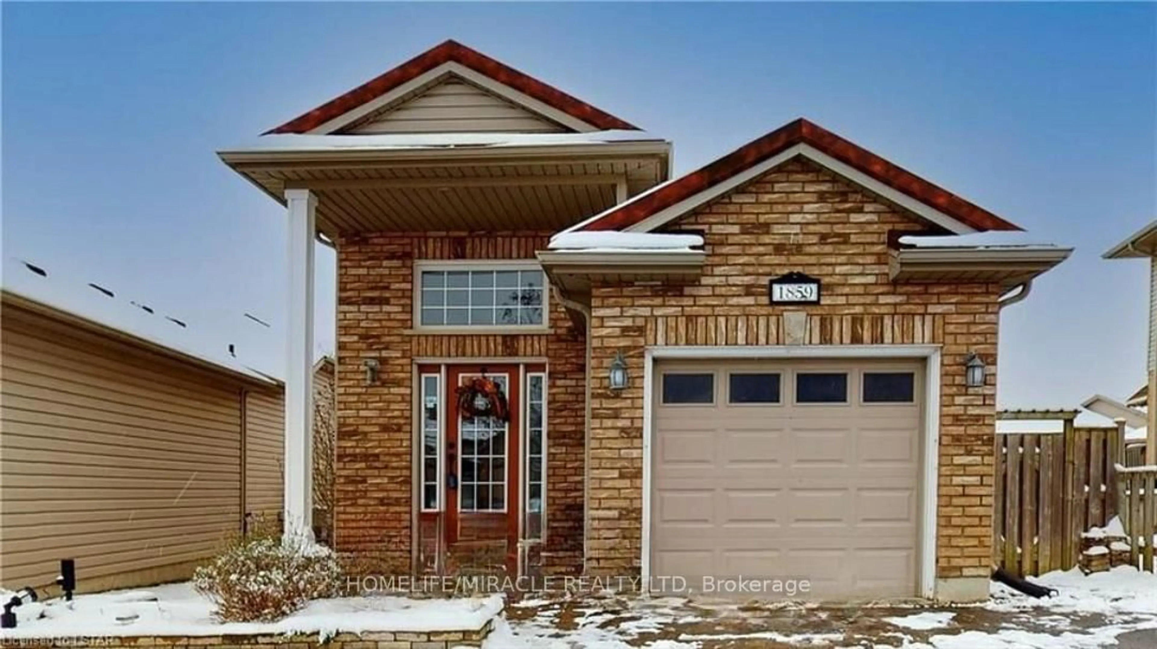 Home with brick exterior material, street for 1859 Marconi Blvd, London East Ontario N5V 4Y1