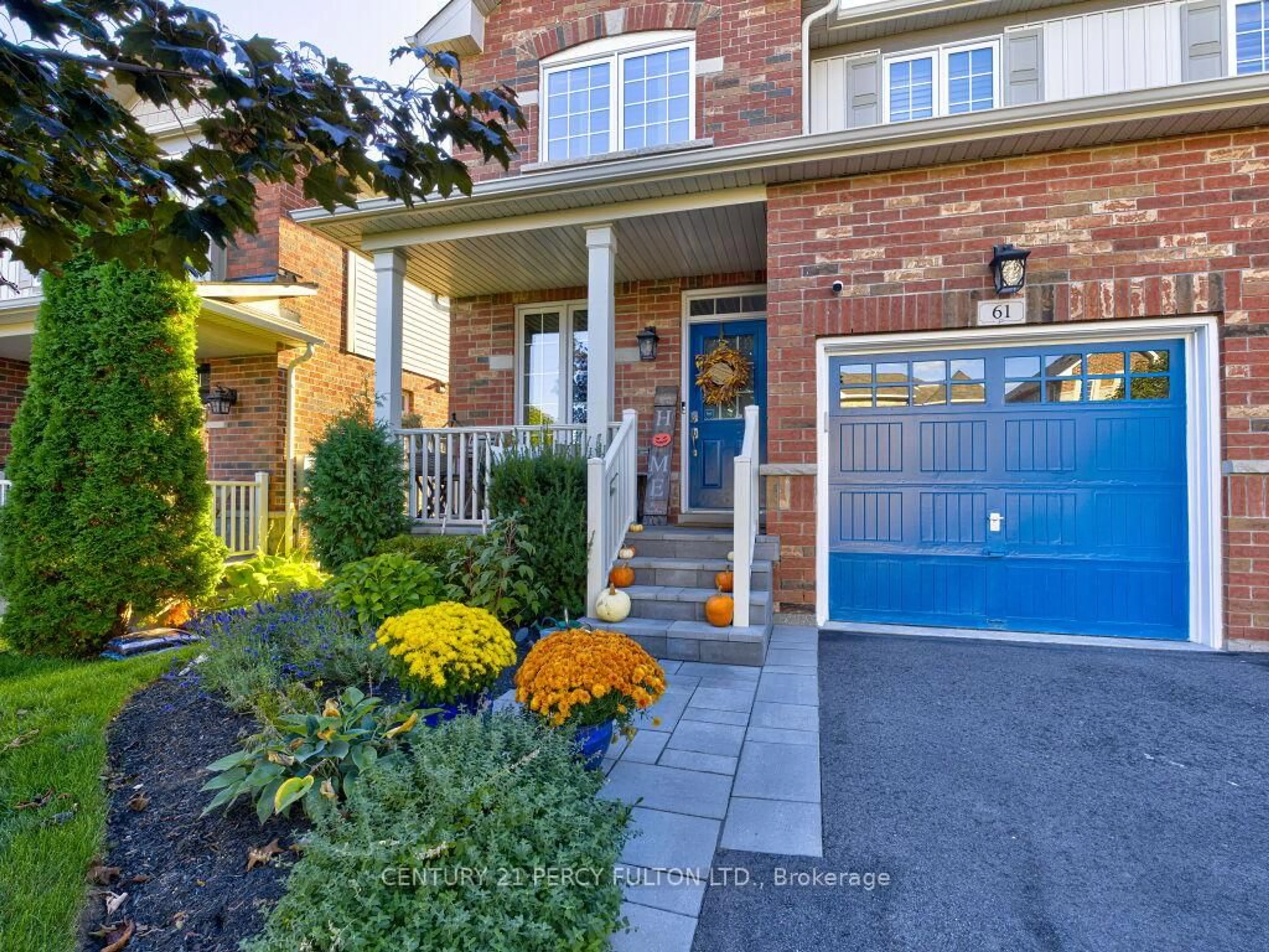 Home with brick exterior material, street for 61 Bousfield Rise, Hamilton Ontario L8B 0T3