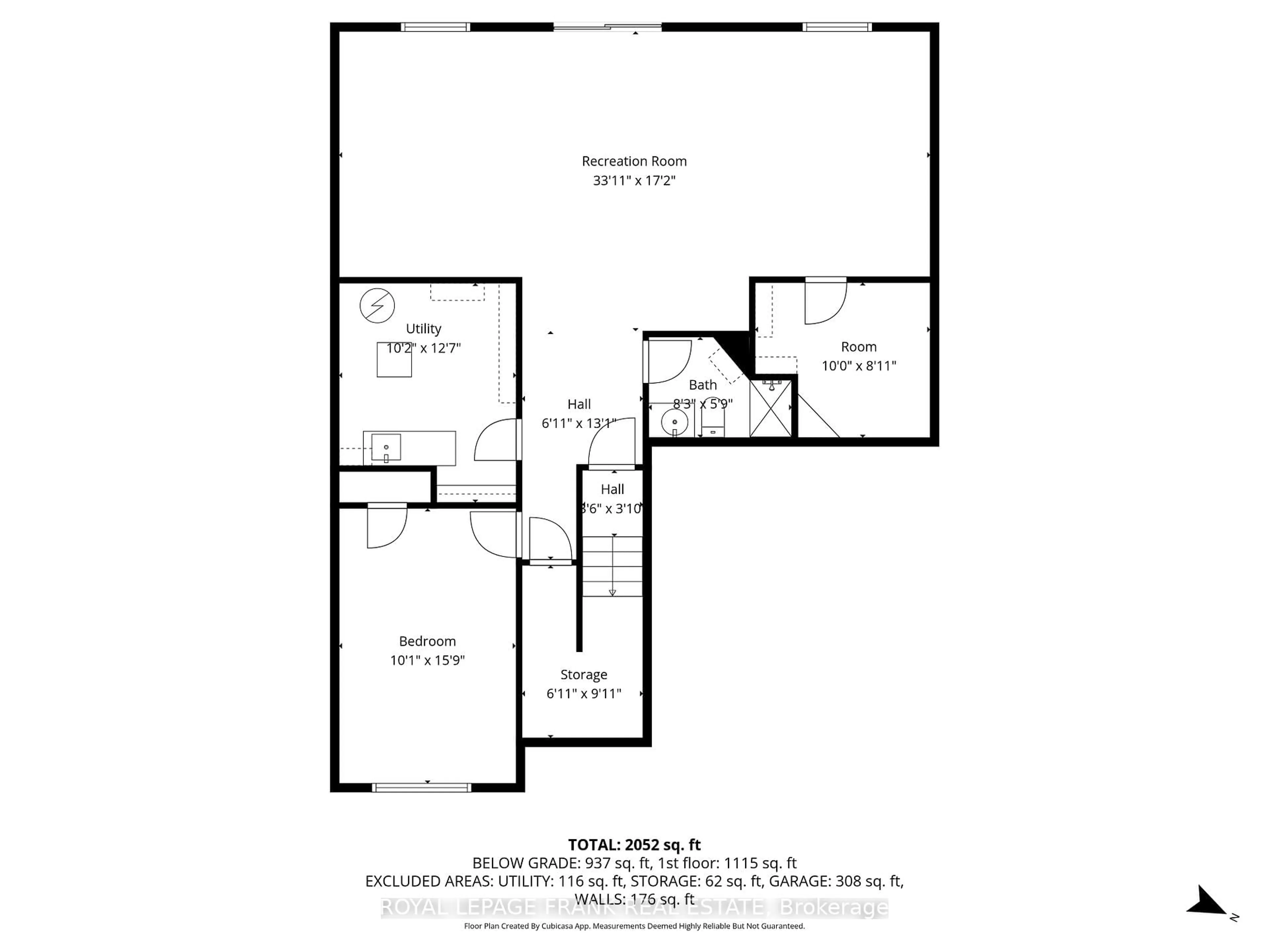 Floor plan for 7 Brock St, Kawartha Lakes Ontario K9V 0B9