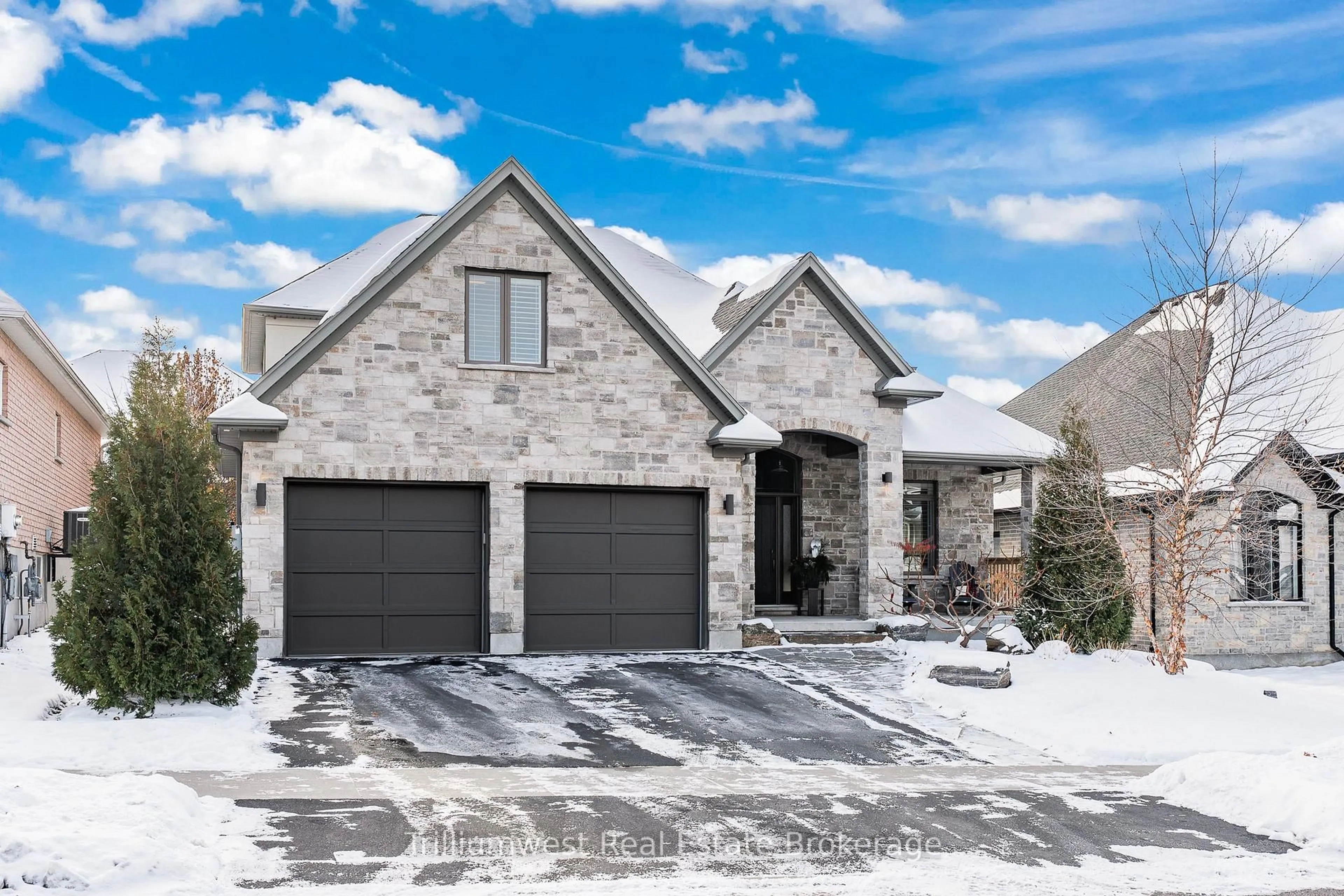 Home with brick exterior material, street for 45 Zaduk Pl, Guelph Ontario N1C 0C4
