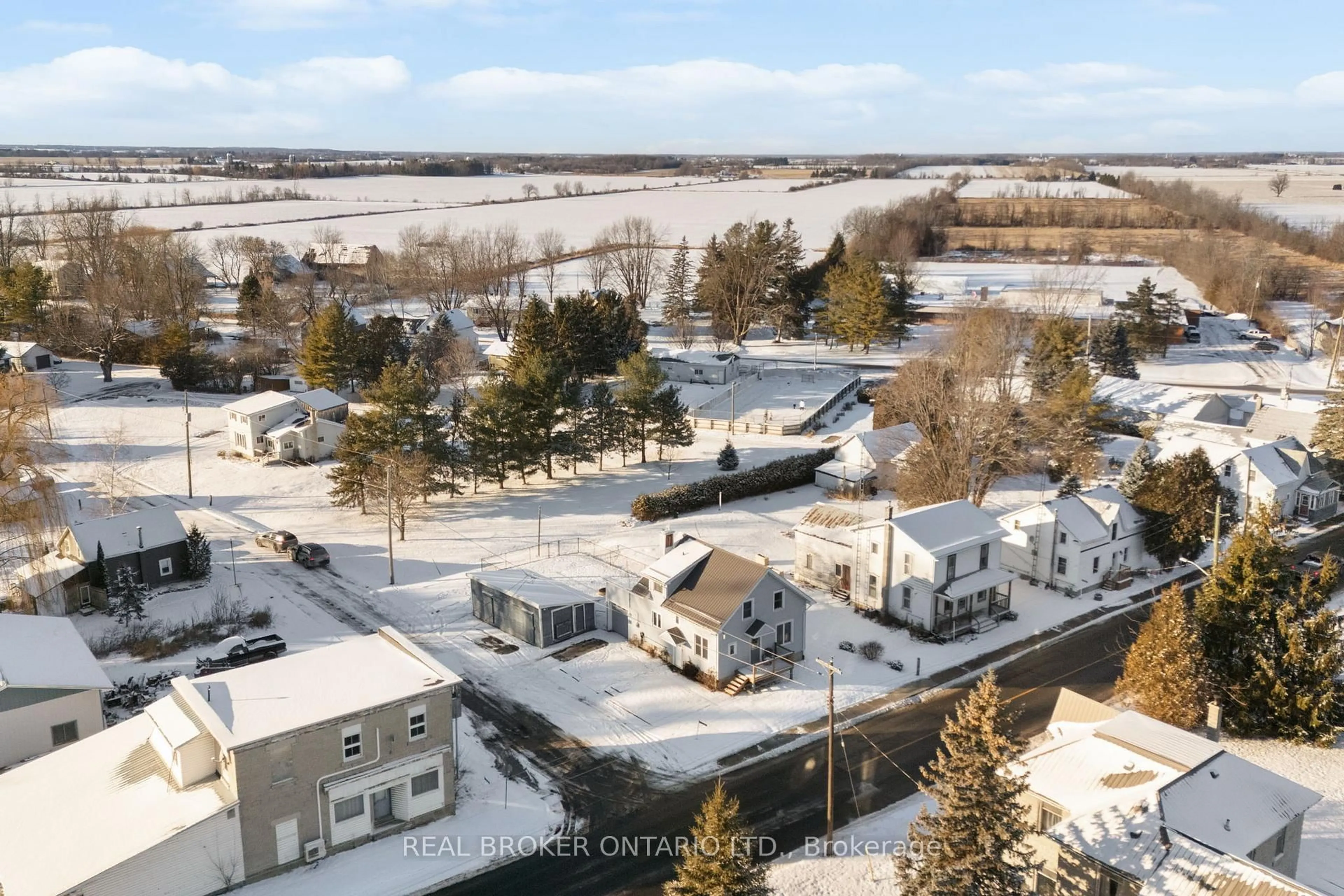 A pic from outside/outdoor area/front of a property/back of a property/a pic from drone, mountain view for 11505 Queen St, North Dundas Ontario K0E 1J0