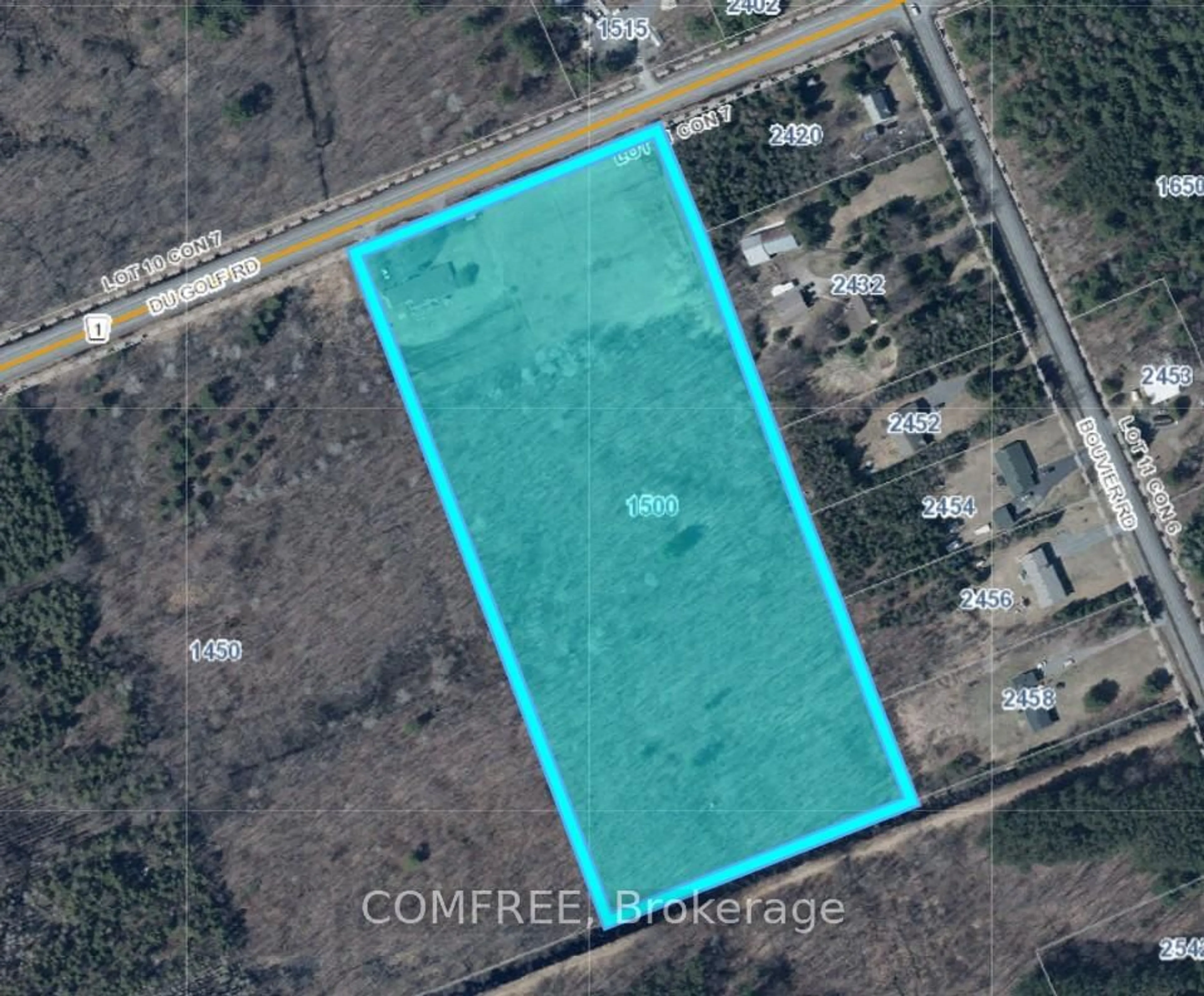 Picture of a map for 1500 Du Golf Rd, Clarence-Rockland Ontario K0A 1N0