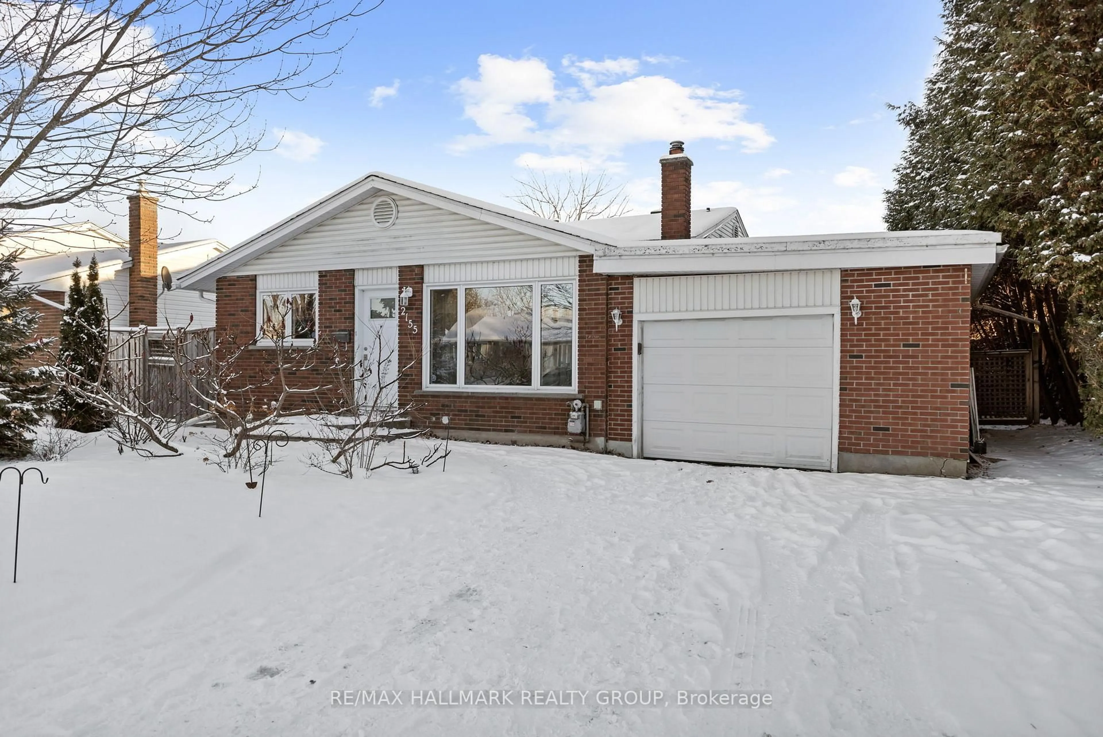 Home with brick exterior material, street for 2155 MONSON Cres, Ottawa Ontario K1J 6A7