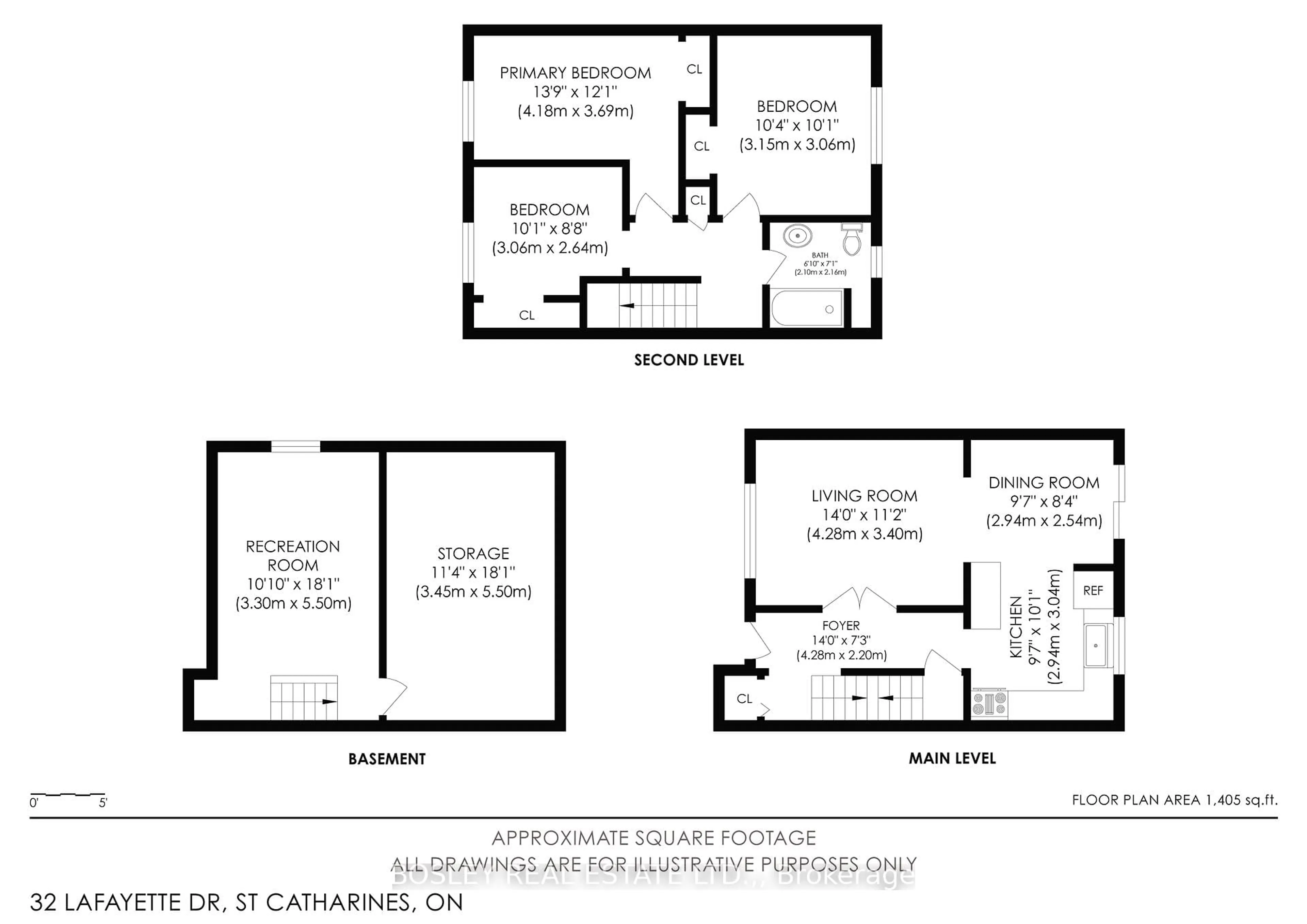 Floor plan for 32 Lafayette Dr, St. Catharines Ontario L2N 6C2
