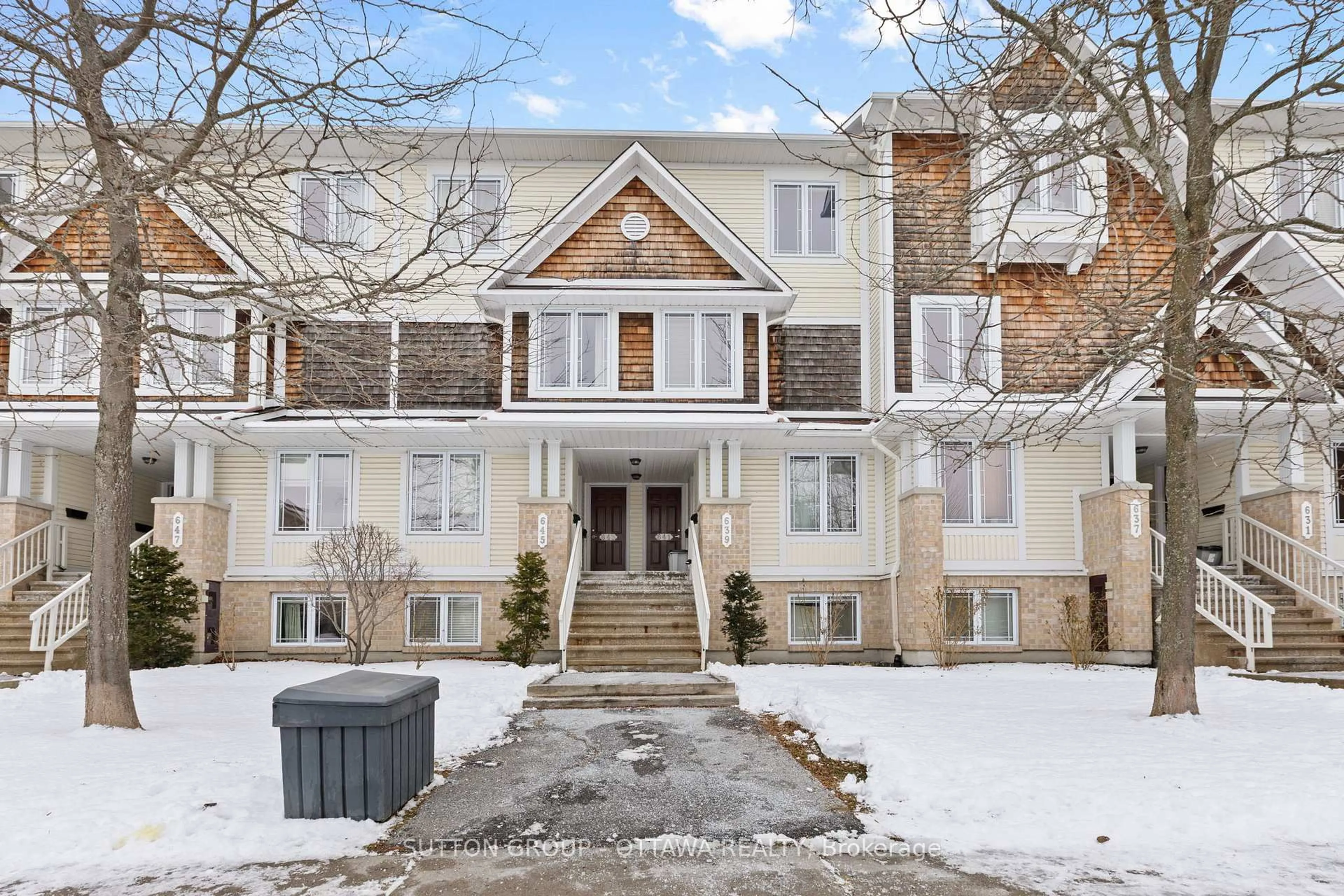 Home with brick exterior material, street for 641 Louis Toscano Dr #74, Ottawa Ontario K4A 0B7