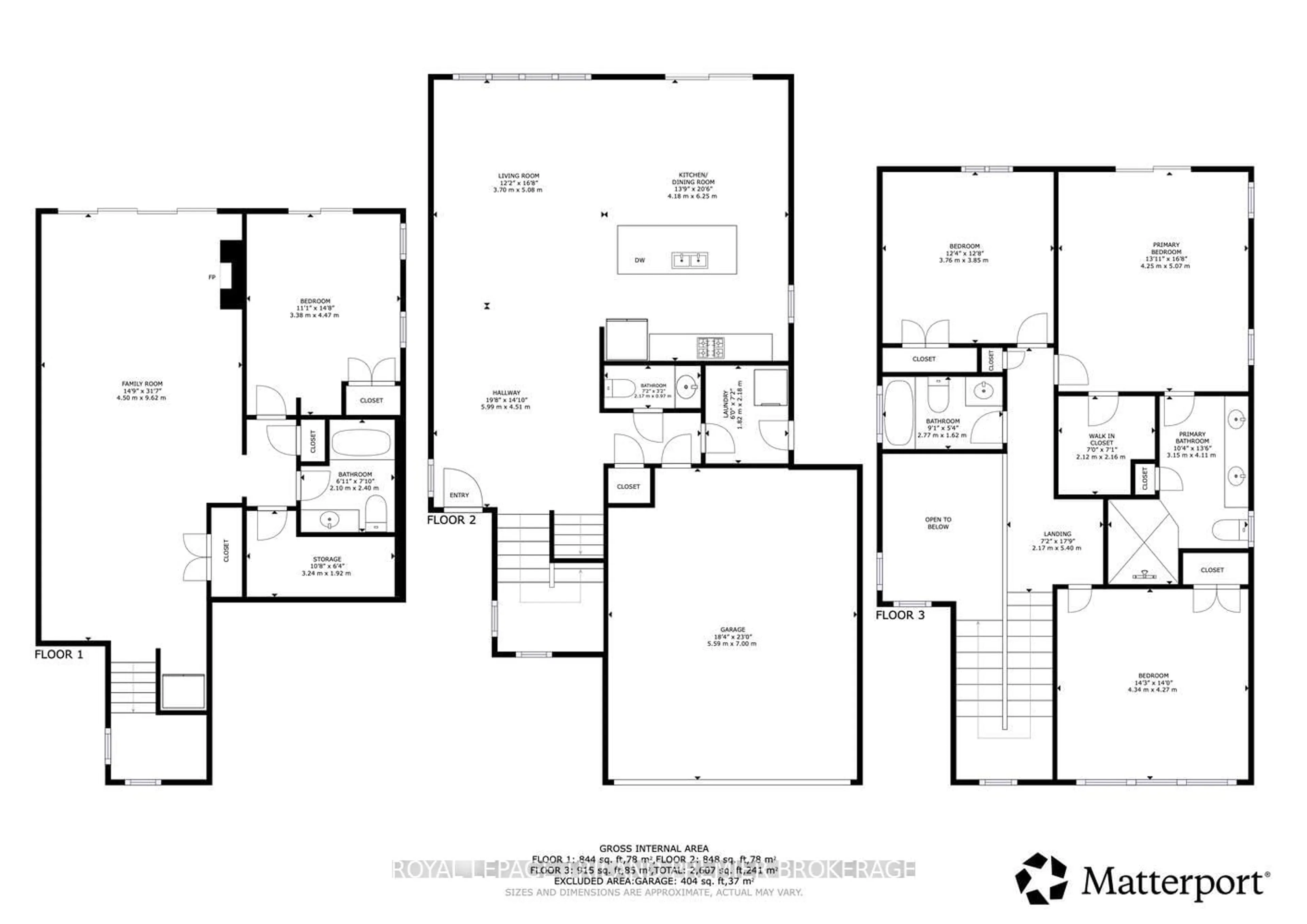 Floor plan for 2054 Wateroak Dr, London North Ontario N6G 5B4