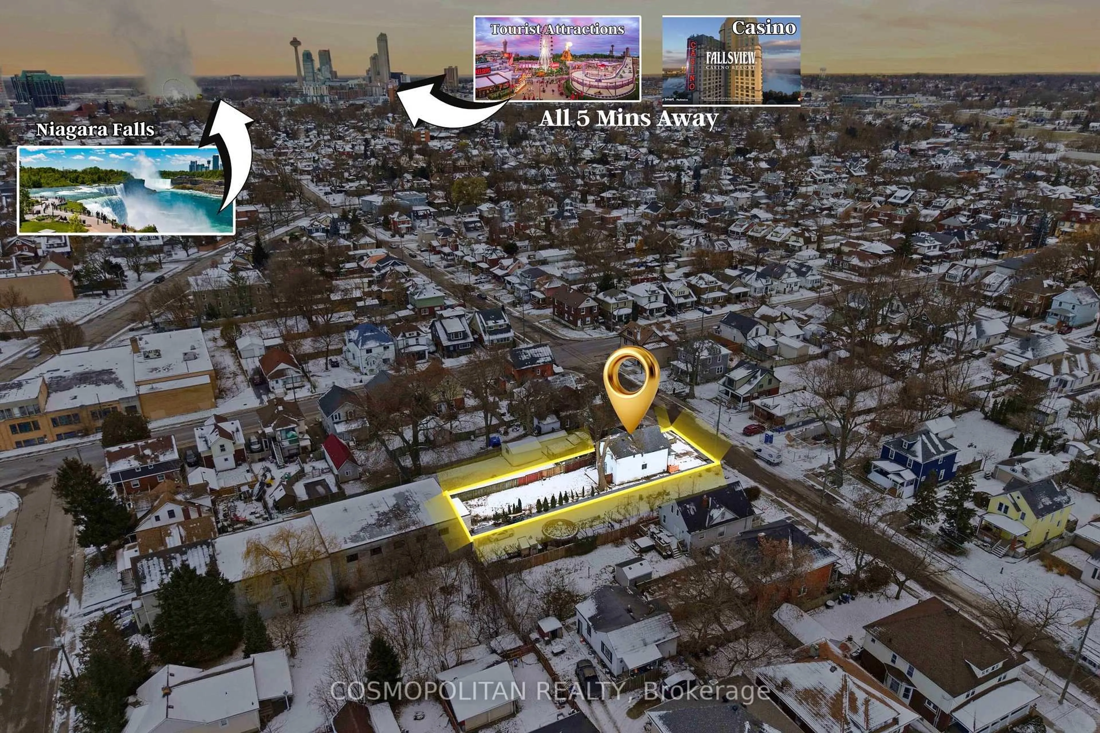 A pic from outside/outdoor area/front of a property/back of a property/a pic from drone, street for 4758 SECOND Ave, Niagara Falls Ontario L2E 4H8