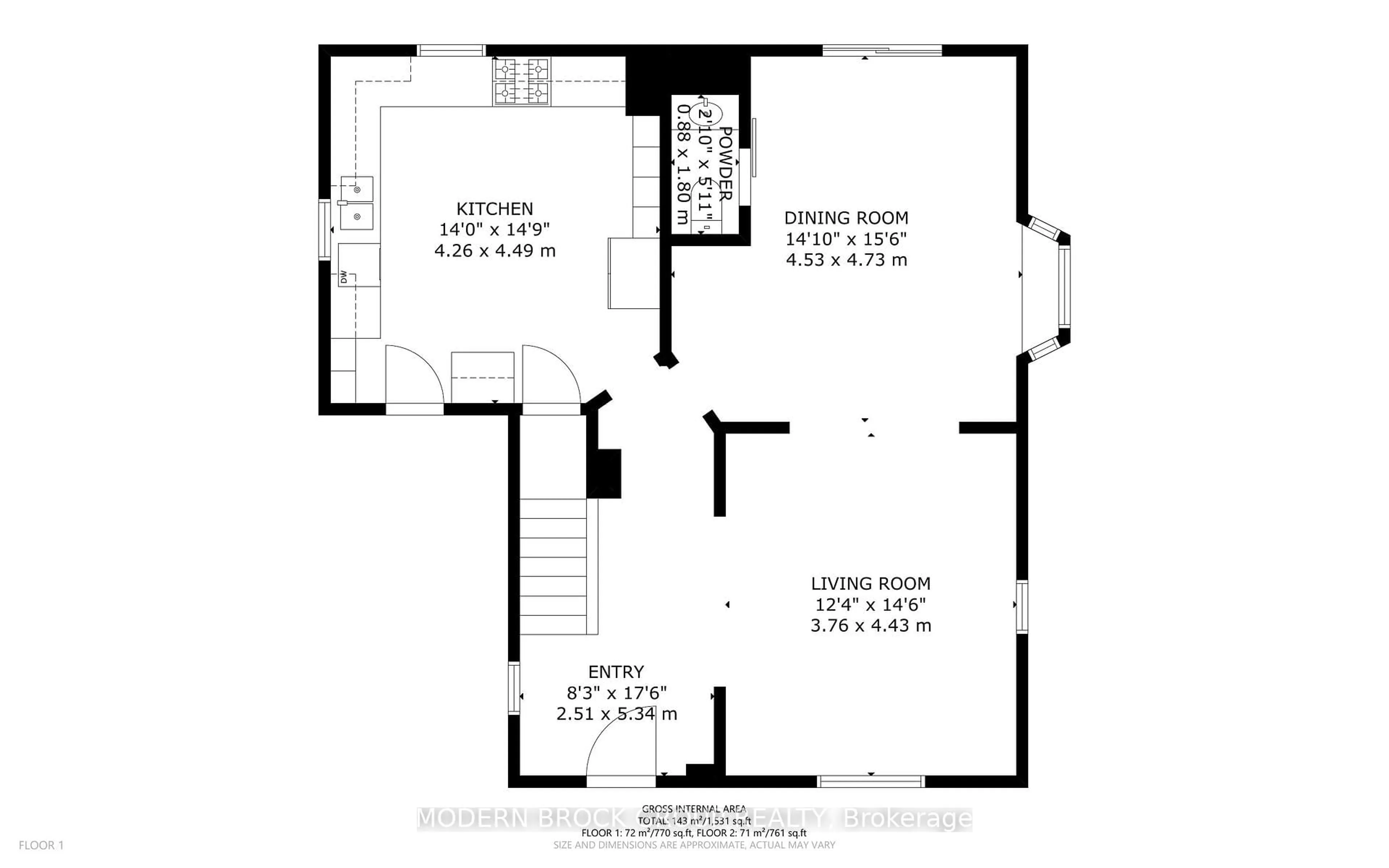 Floor plan for 2175 Dundas St, Edwardsburgh/Cardinal Ontario K0E 1E0