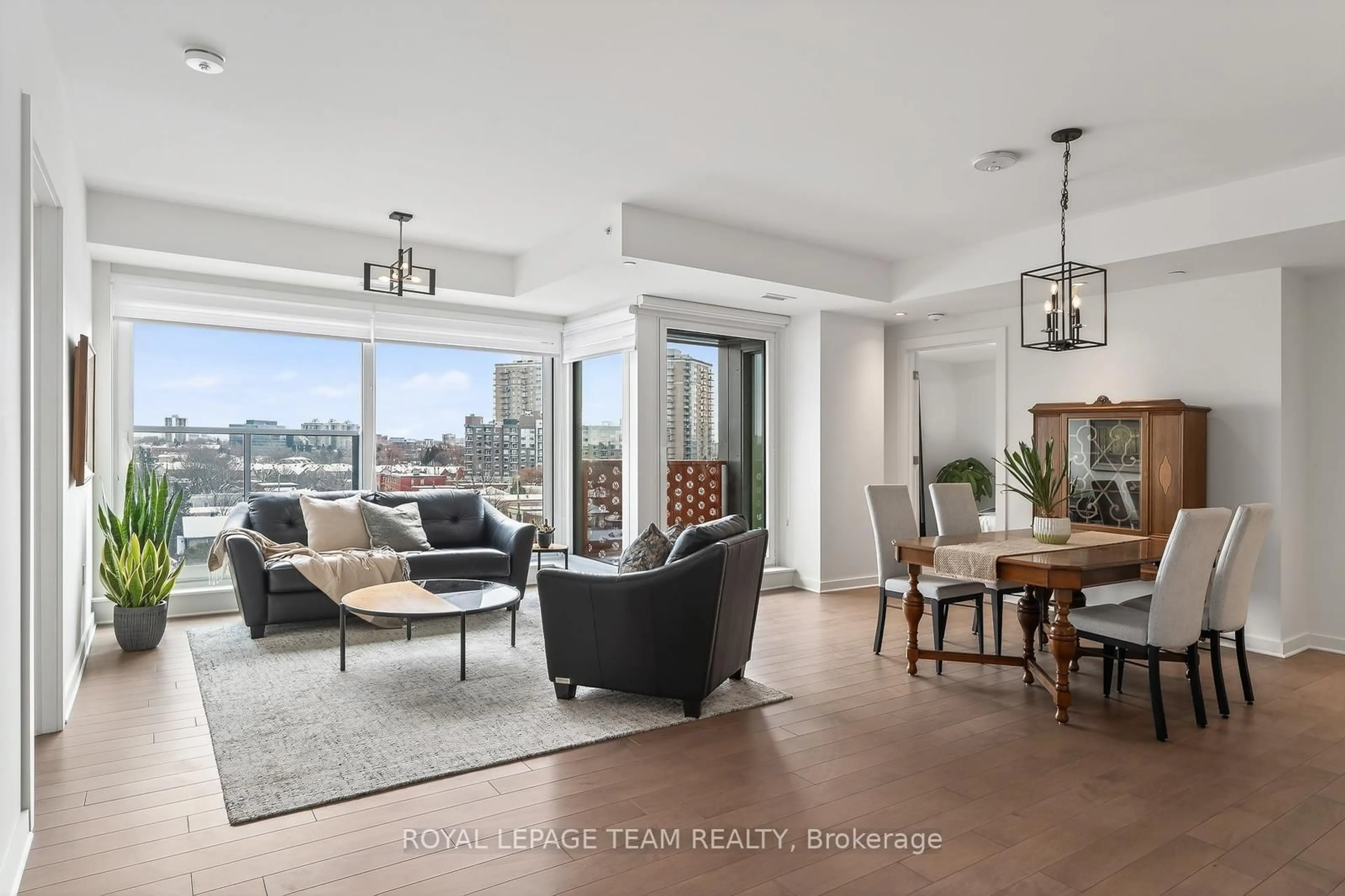 Living room with furniture, unknown for 135 Barrette St #608, Ottawa Ontario K1L 7Z9