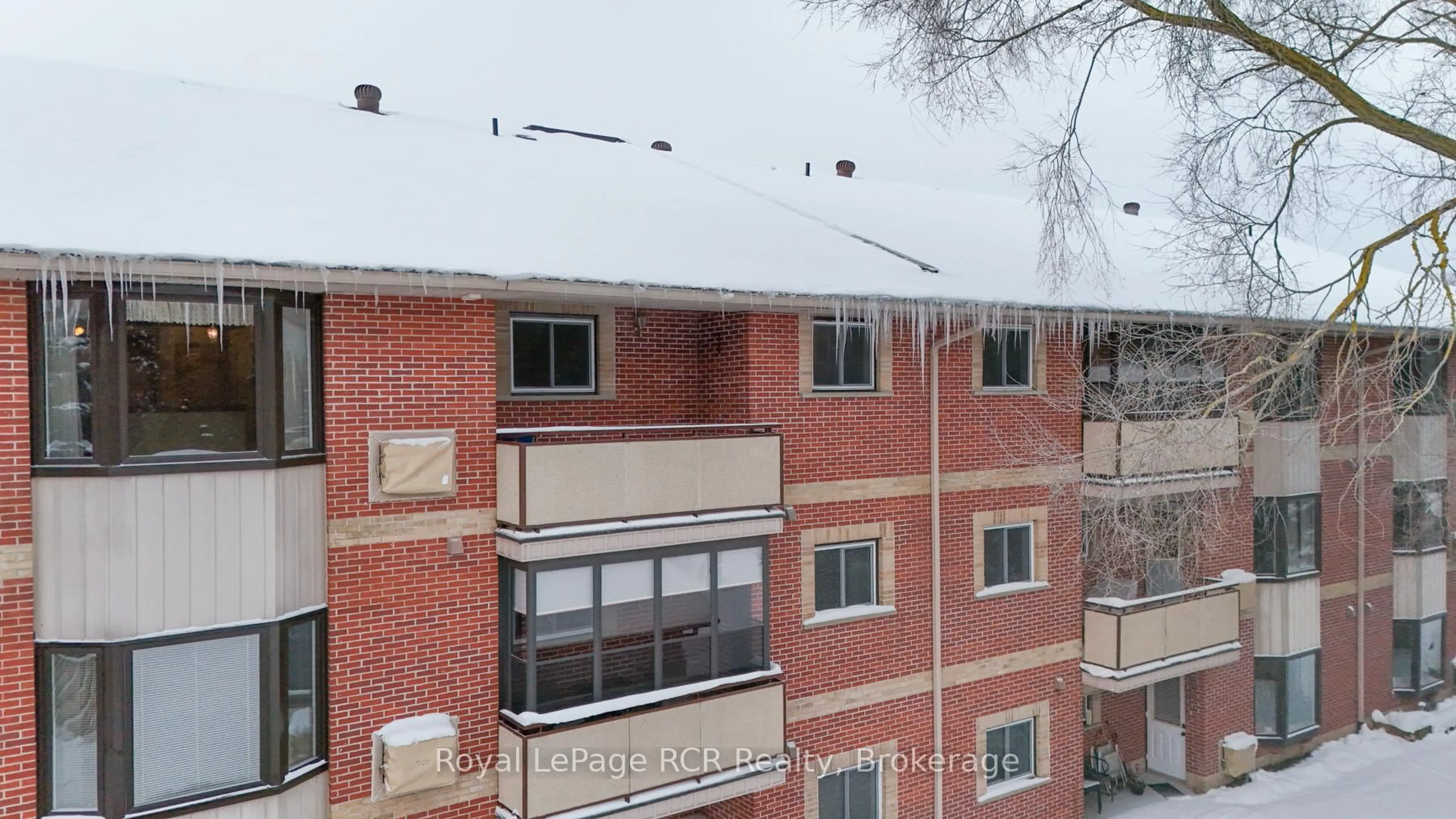 A pic from outside/outdoor area/front of a property/back of a property/a pic from drone, city buildings view from balcony for 497 BIRMINGHAM ST WEST St #306, Wellington North Ontario N0G 2L1