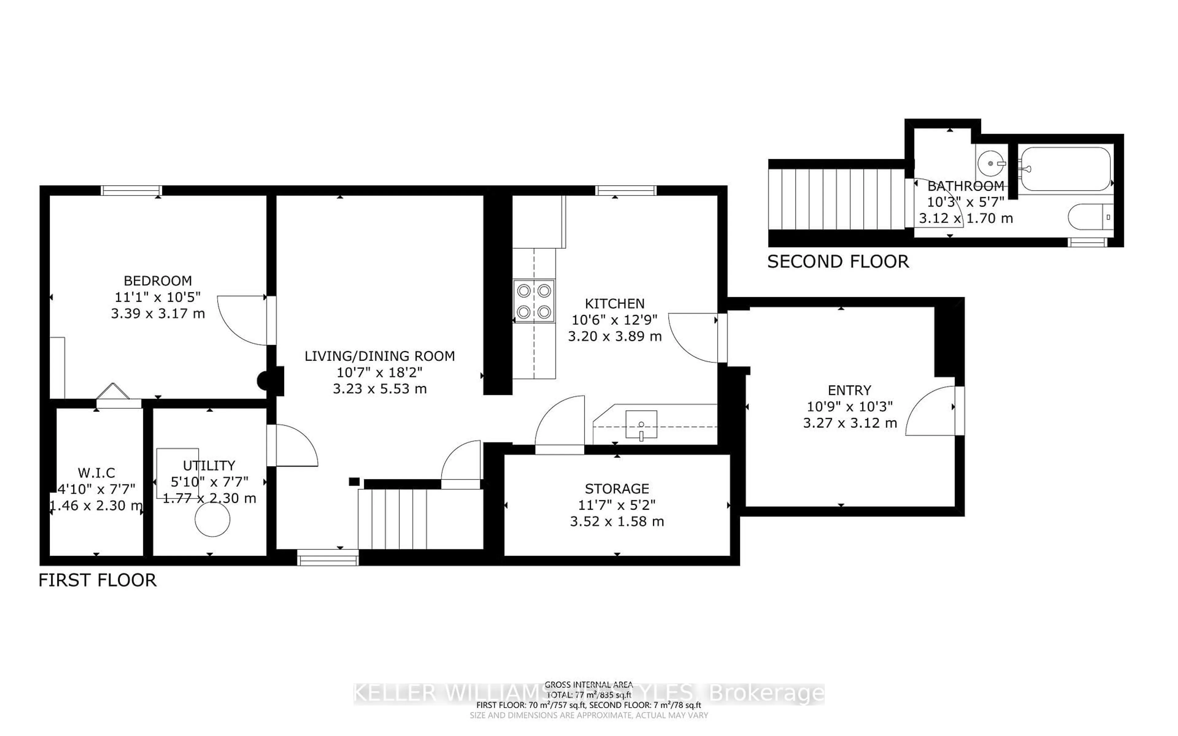 Floor plan for 21 Elmwood Ave, London South Ontario N6C 1J1