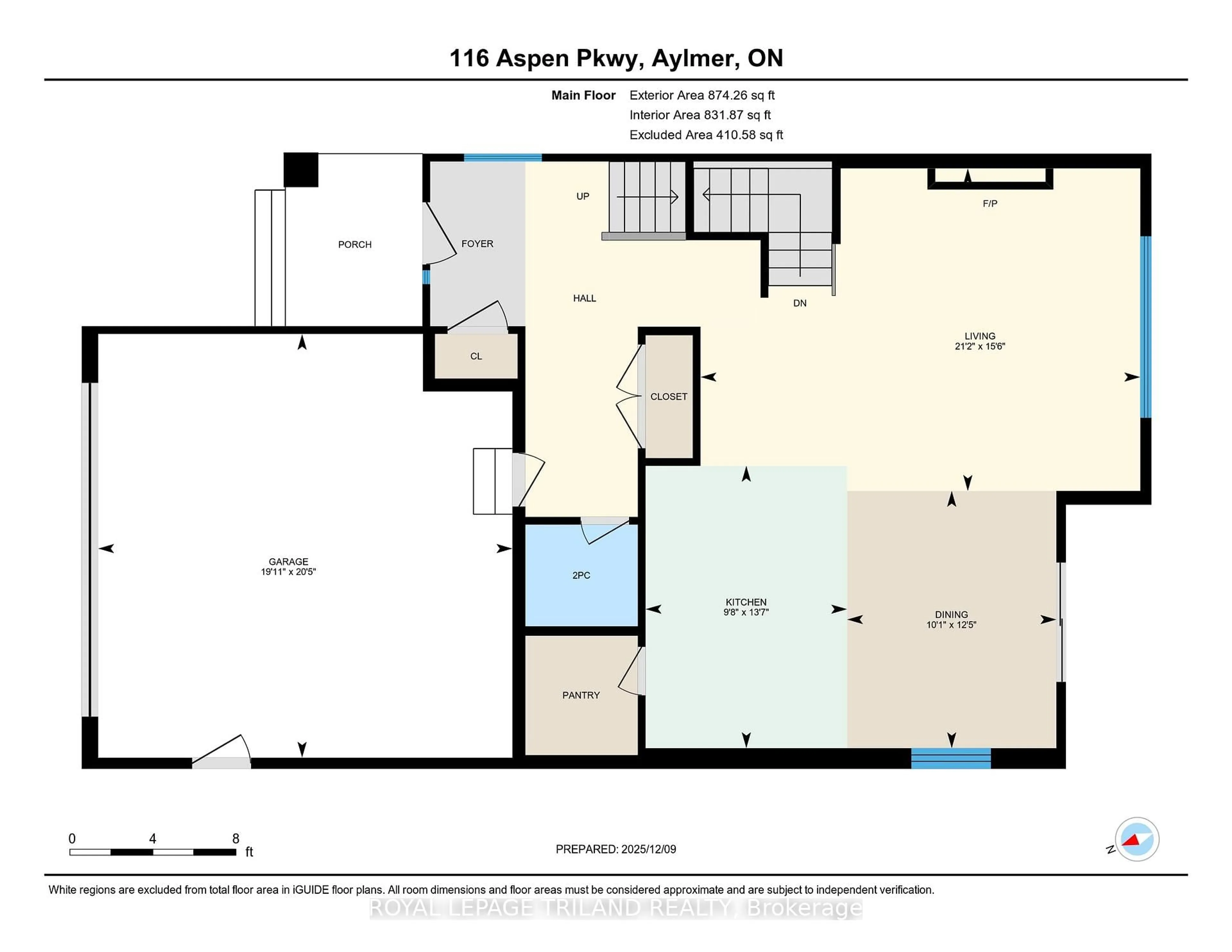 Floor plan for 116 ASPEN Pkwy, Aylmer Ontario N5H 3H7