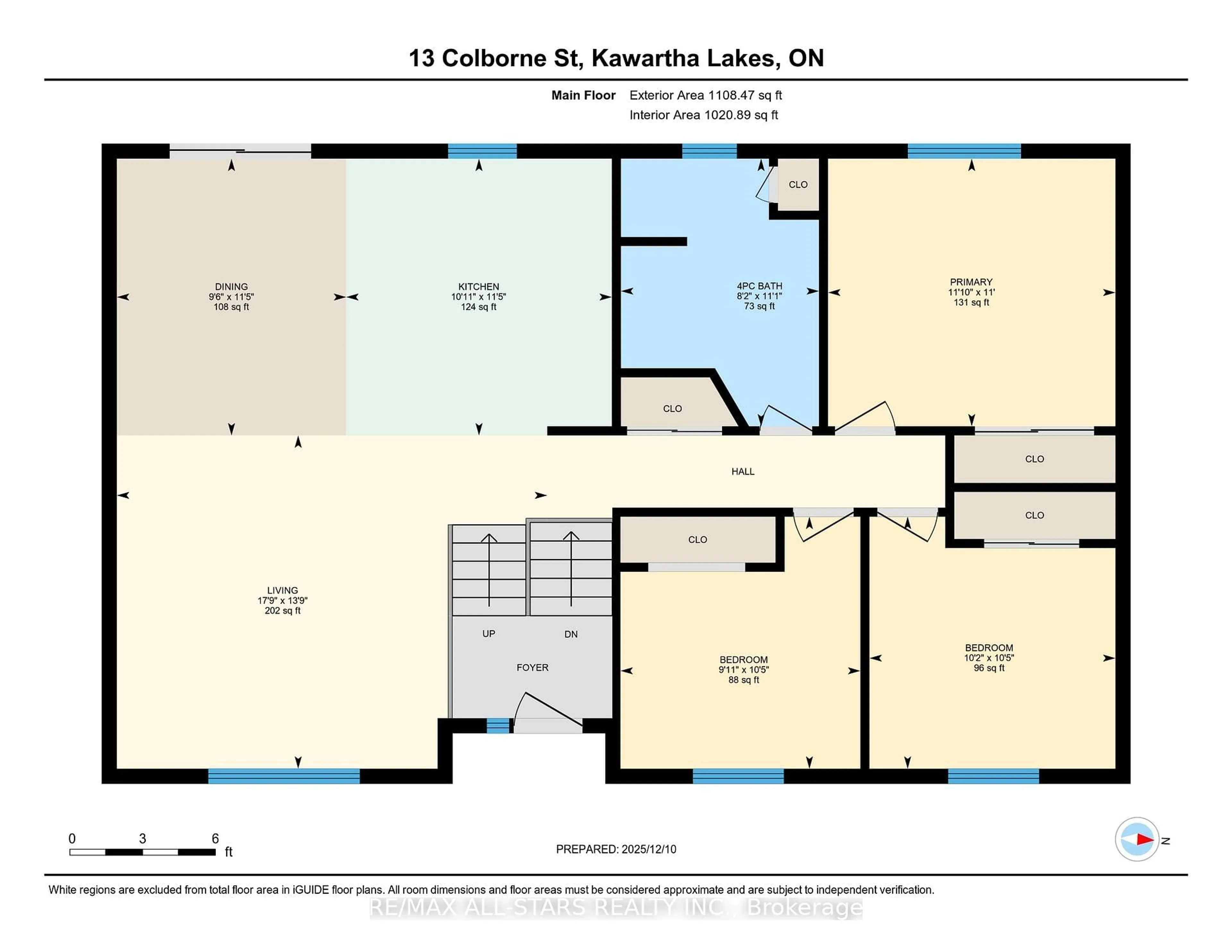 Floor plan for 13 Colborne St, Kawartha Lakes Ontario K0L 2W0